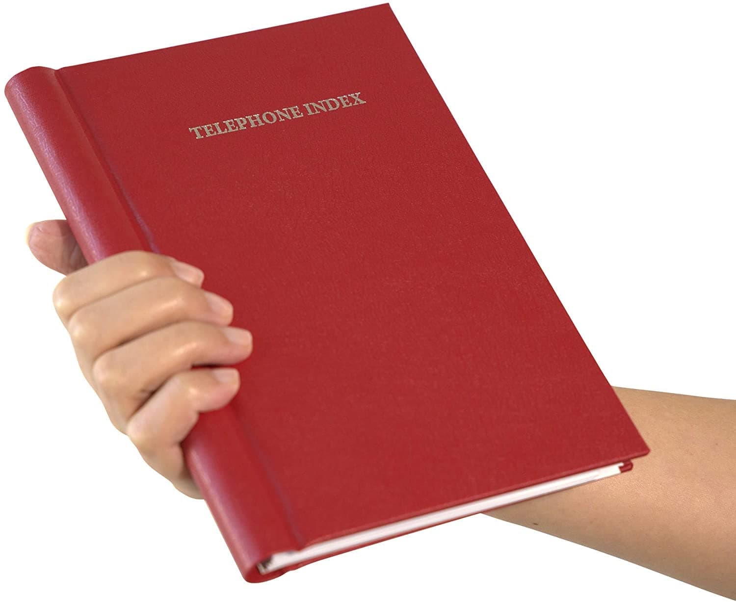 Red Telephone Address Book: A-Z Index, Spiral Design (A5) - image 4