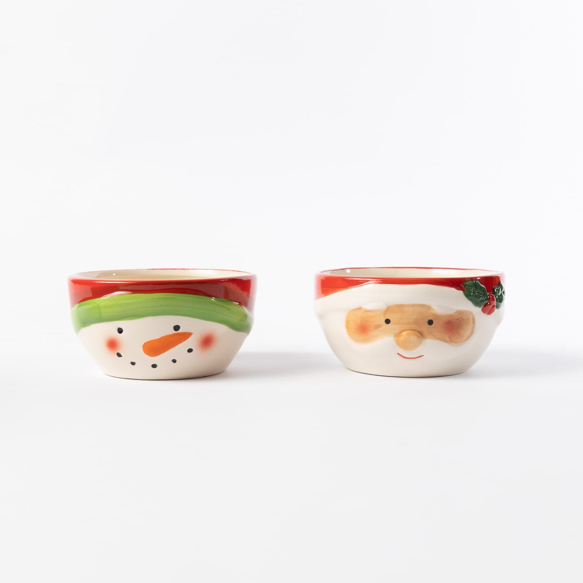 Santa & Snowman Ceramic Mug and Bowl Set Christmas Kitchen Tableware Food Drink - image 5