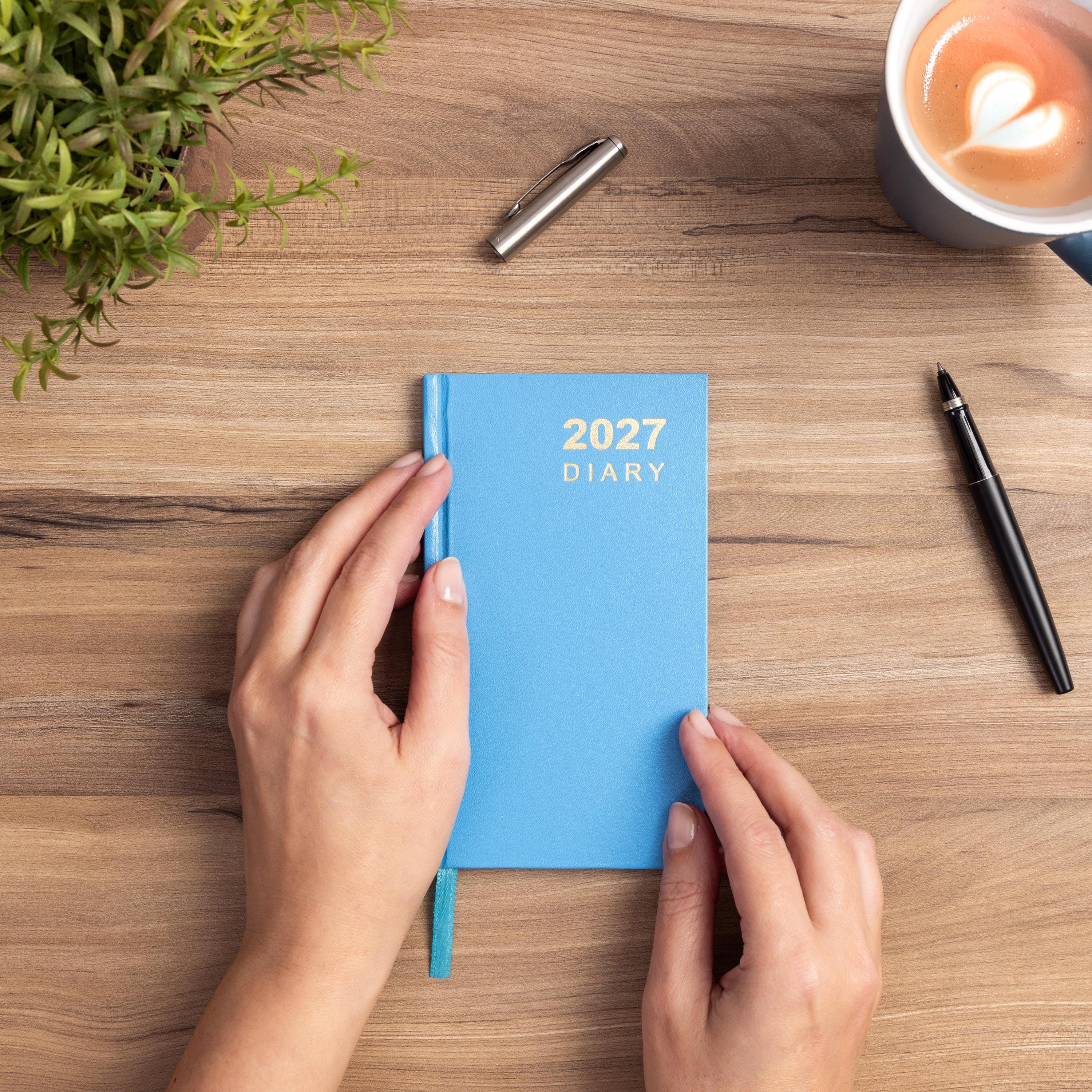2027 Diary Slim Size Week to View Jan-Dec Diaries Full Year Hardback Planner - image 4