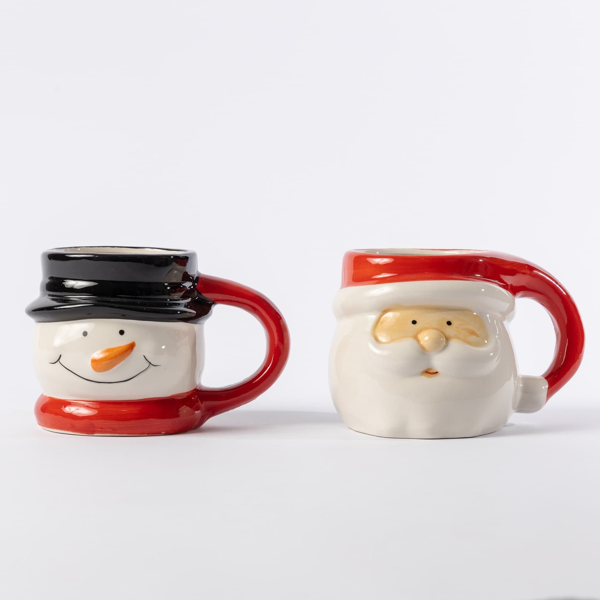 Santa & Snowman Ceramic Mug and Bowl Set Christmas Kitchen Tableware Food Drink - image 3