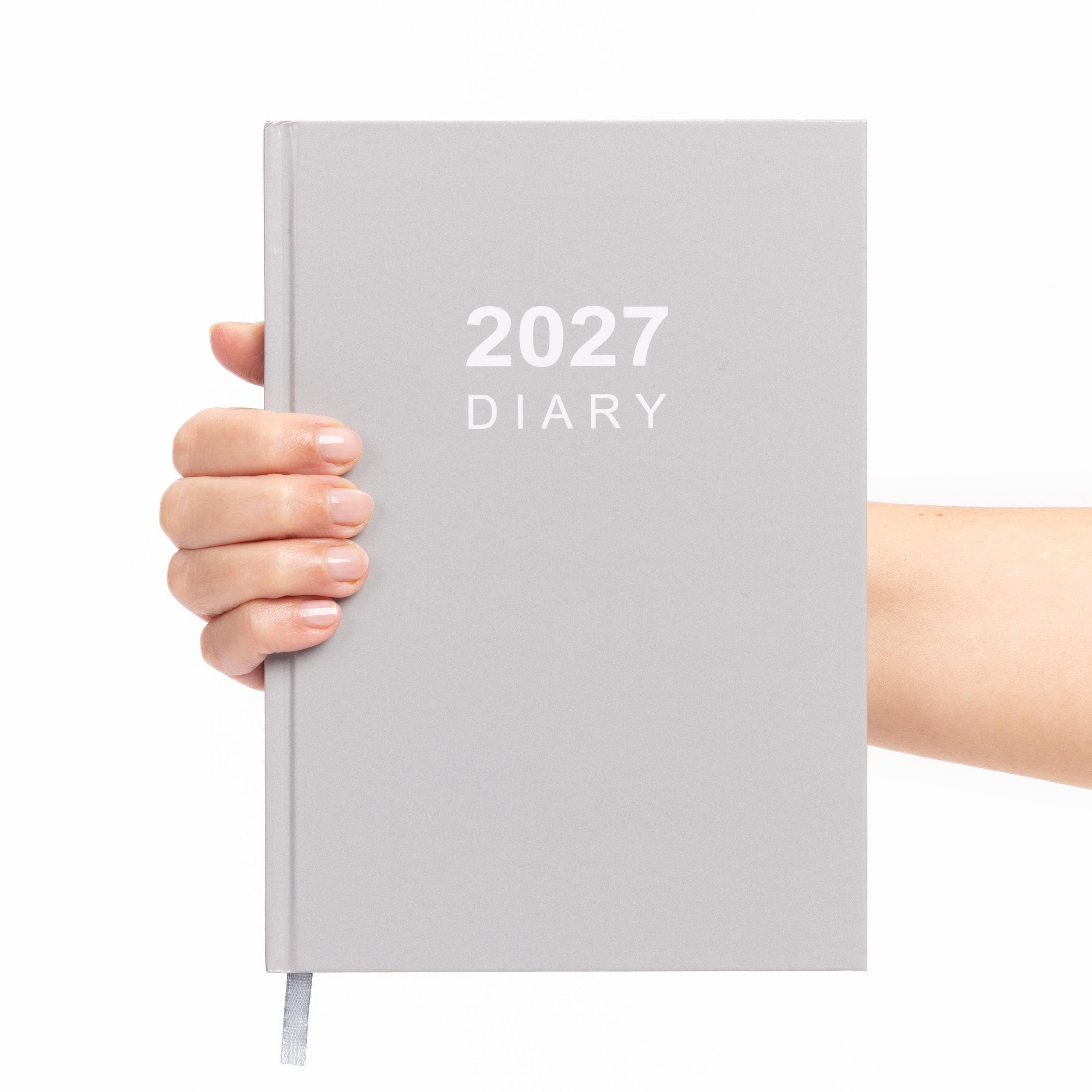 2027 Diary A5 Week to view Full Year Office Organiser Planner Hardback Diaries - image 2