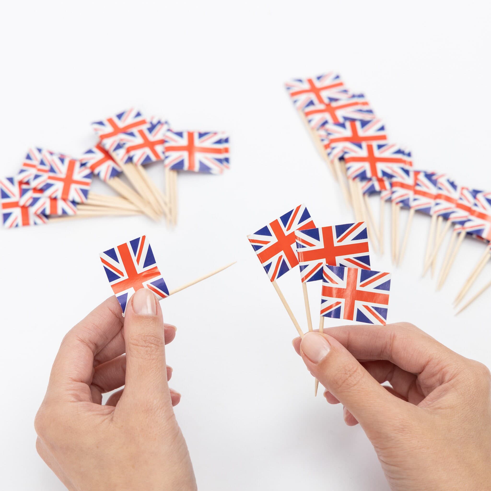 Union Jack Cocktail Sticks Flags Cake Topper Pick - image 5