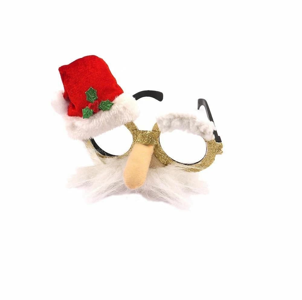Adult Christmas Xmas Party Fun Novelty Santa Reindeer Glasses Fancy Dress - image 3