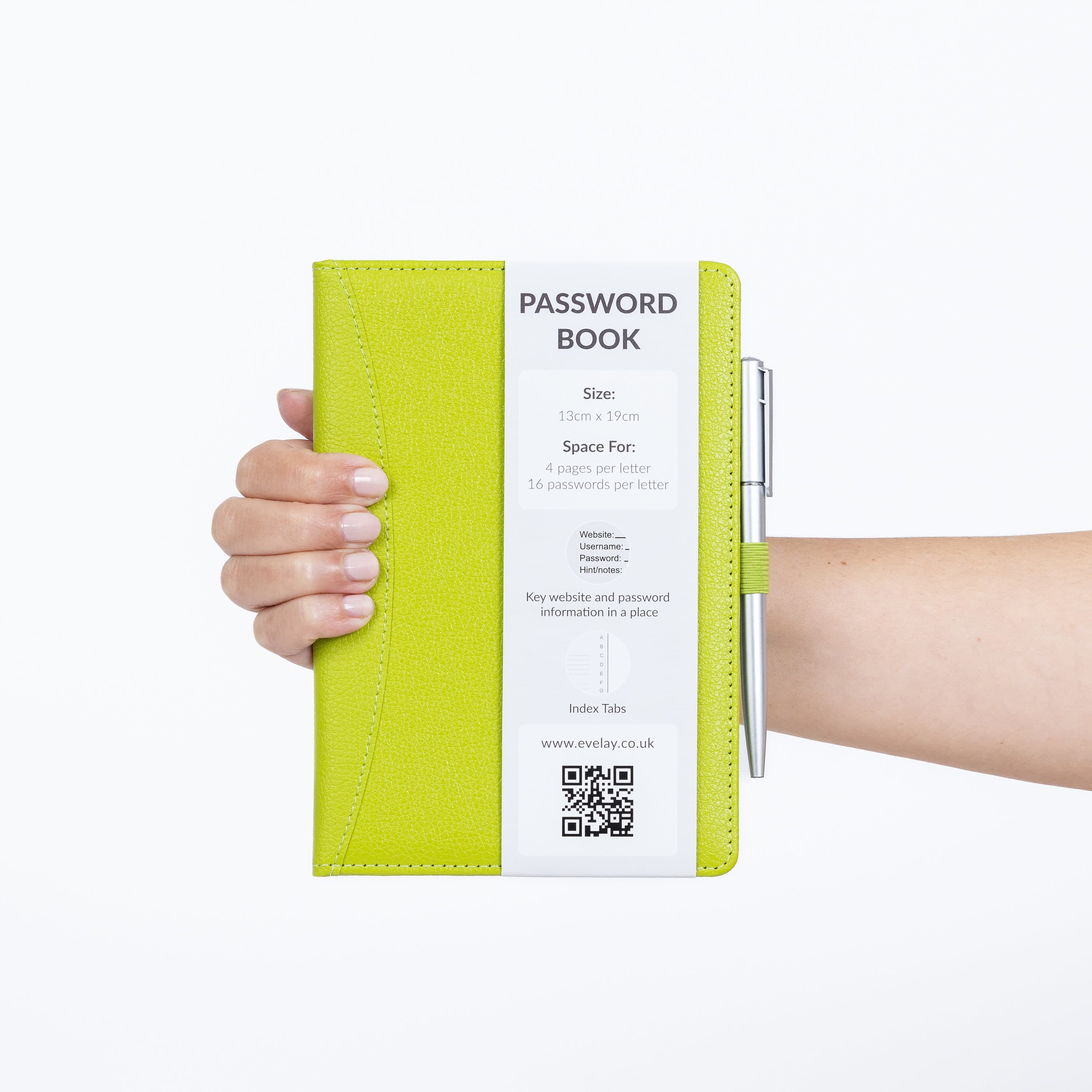 A-Z Index Password Book: Hardback Contact Organizer With Pen - image 5