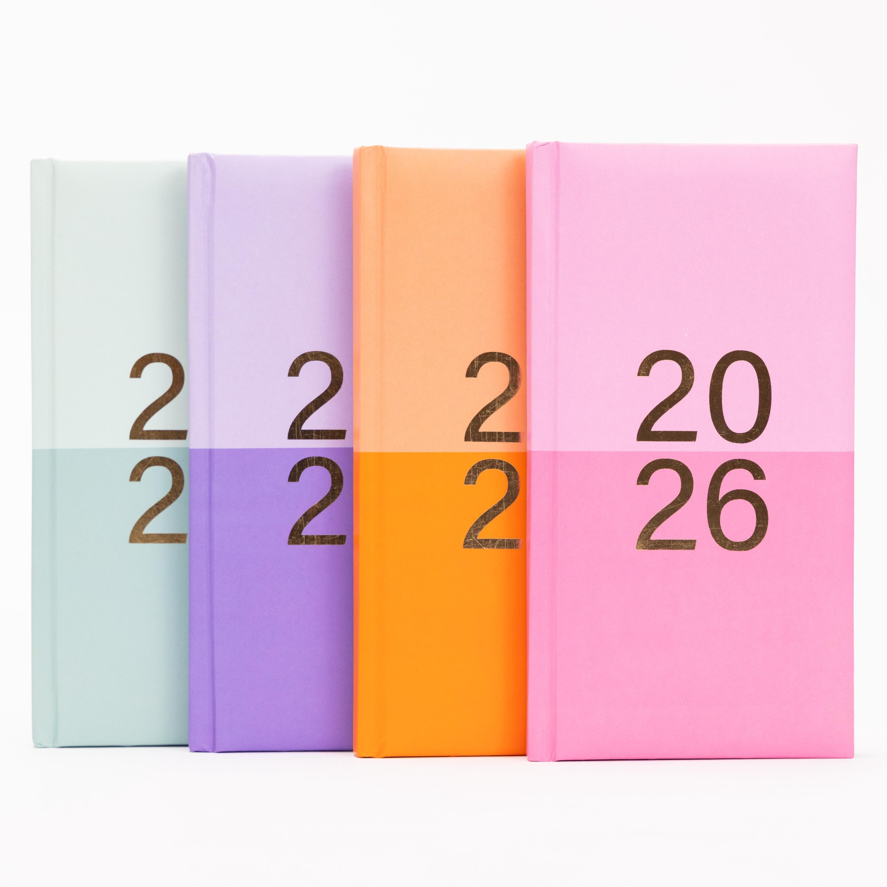 2026 Slim Diary: Week to View, Ombre Design