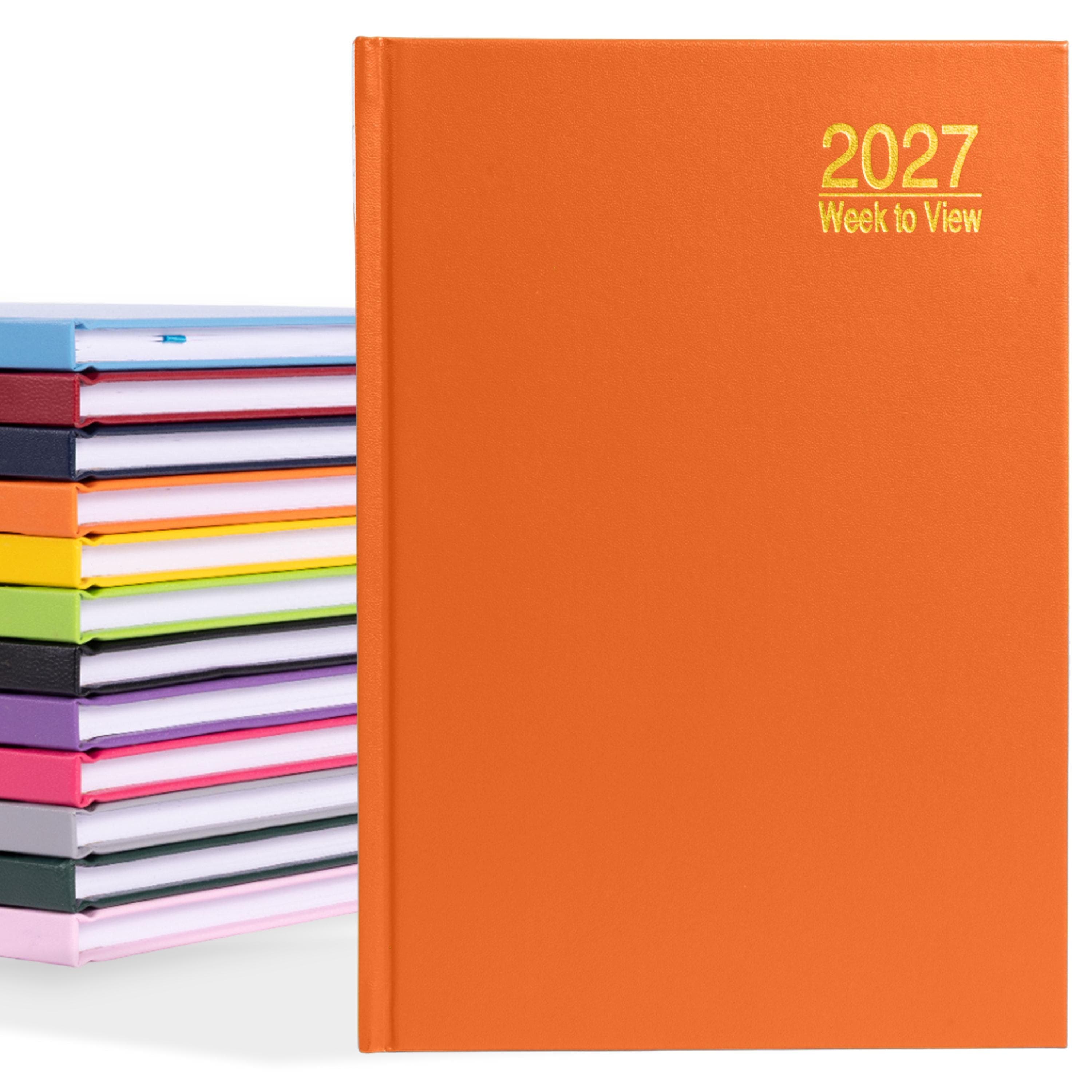 2027 Diary A5 Week To View Full Year Planner Desk Hardback FULL 2027 YEAR - image 3