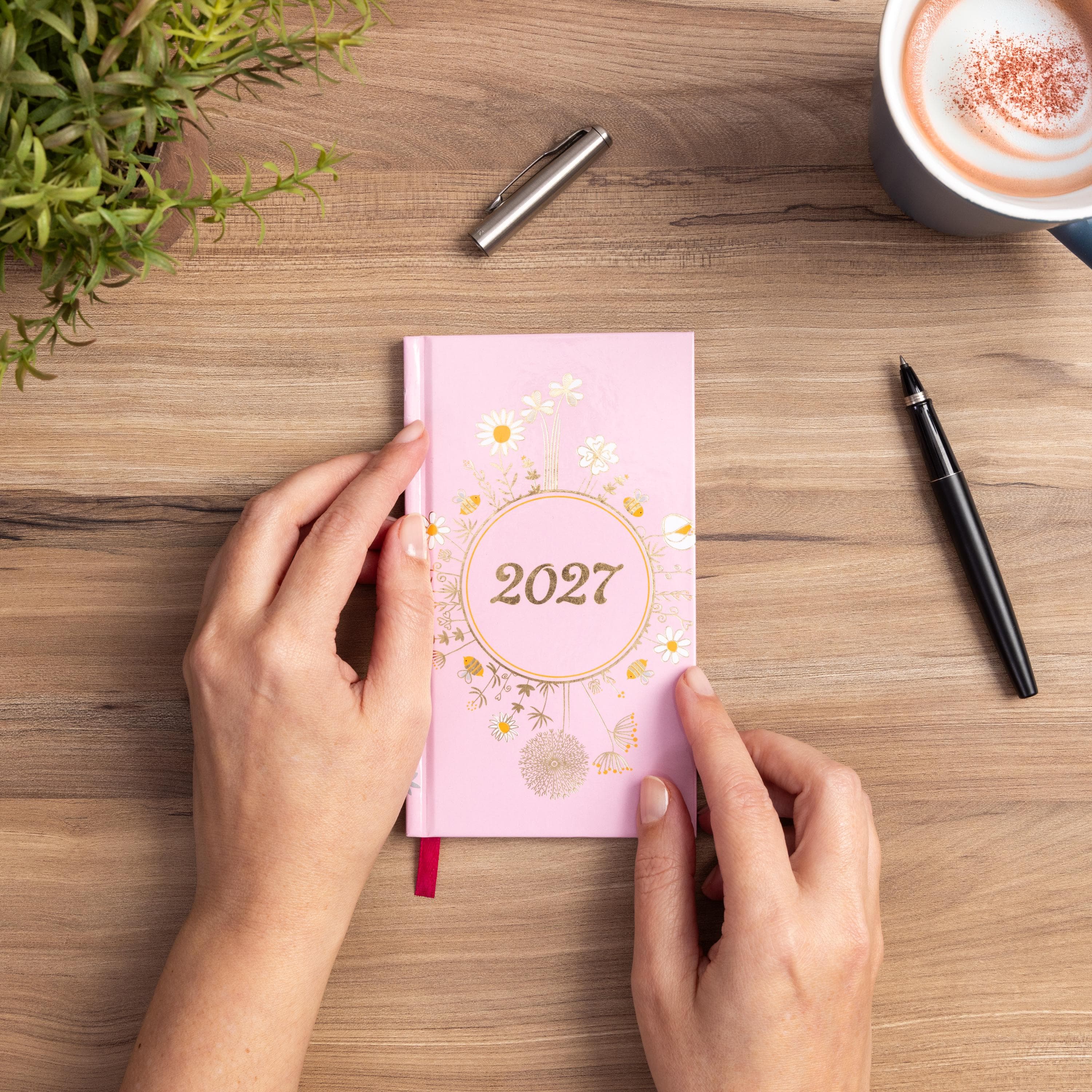 2027 Diary Slim Size Week to View Diaries Full Year Journal Calendar Planner - image 3