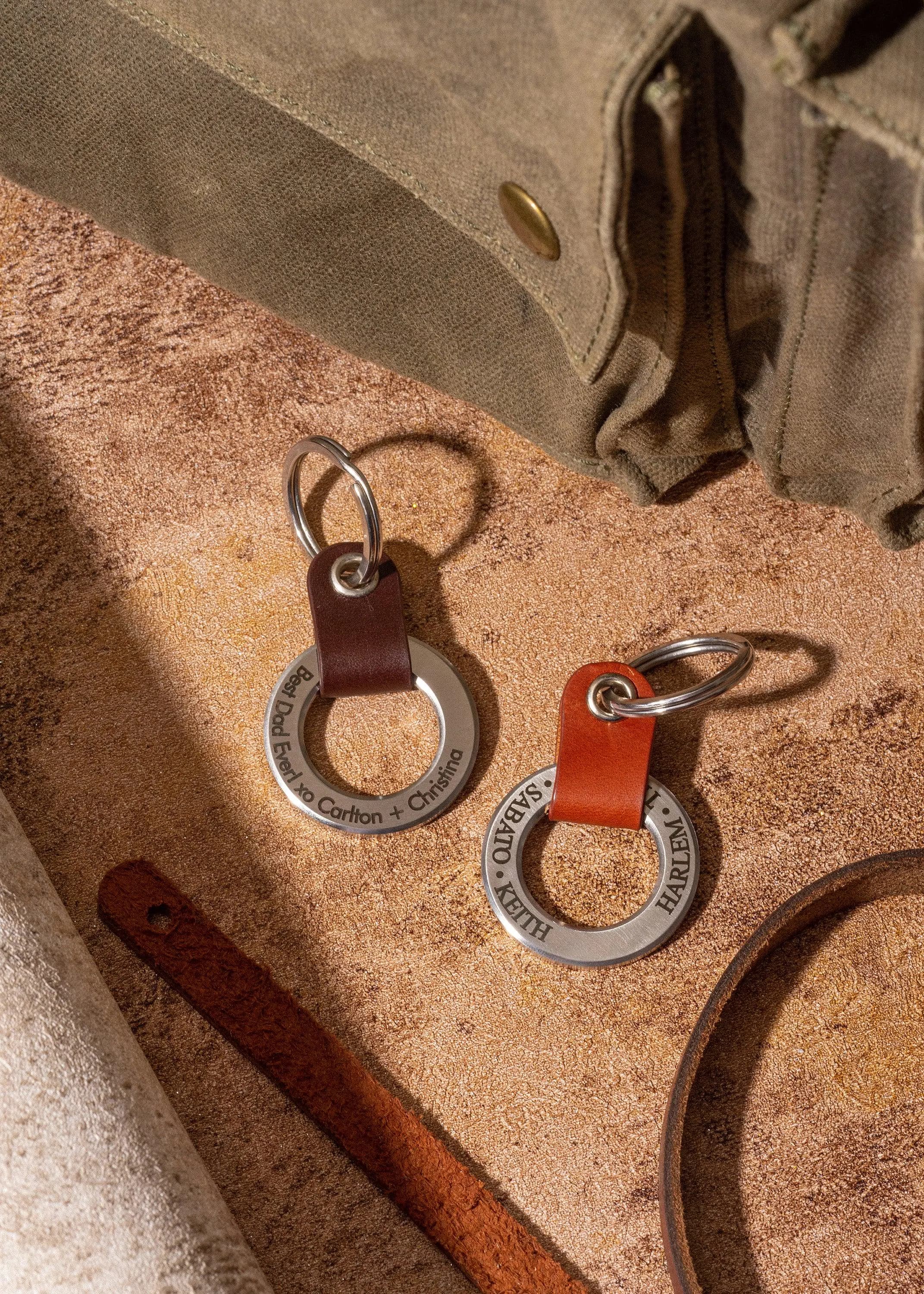 Personalized Leather Keychain | Custom Leathers Keychains | Wedding Giveaway | BFF Gift | Valentine - Christmas Gifts - image 4