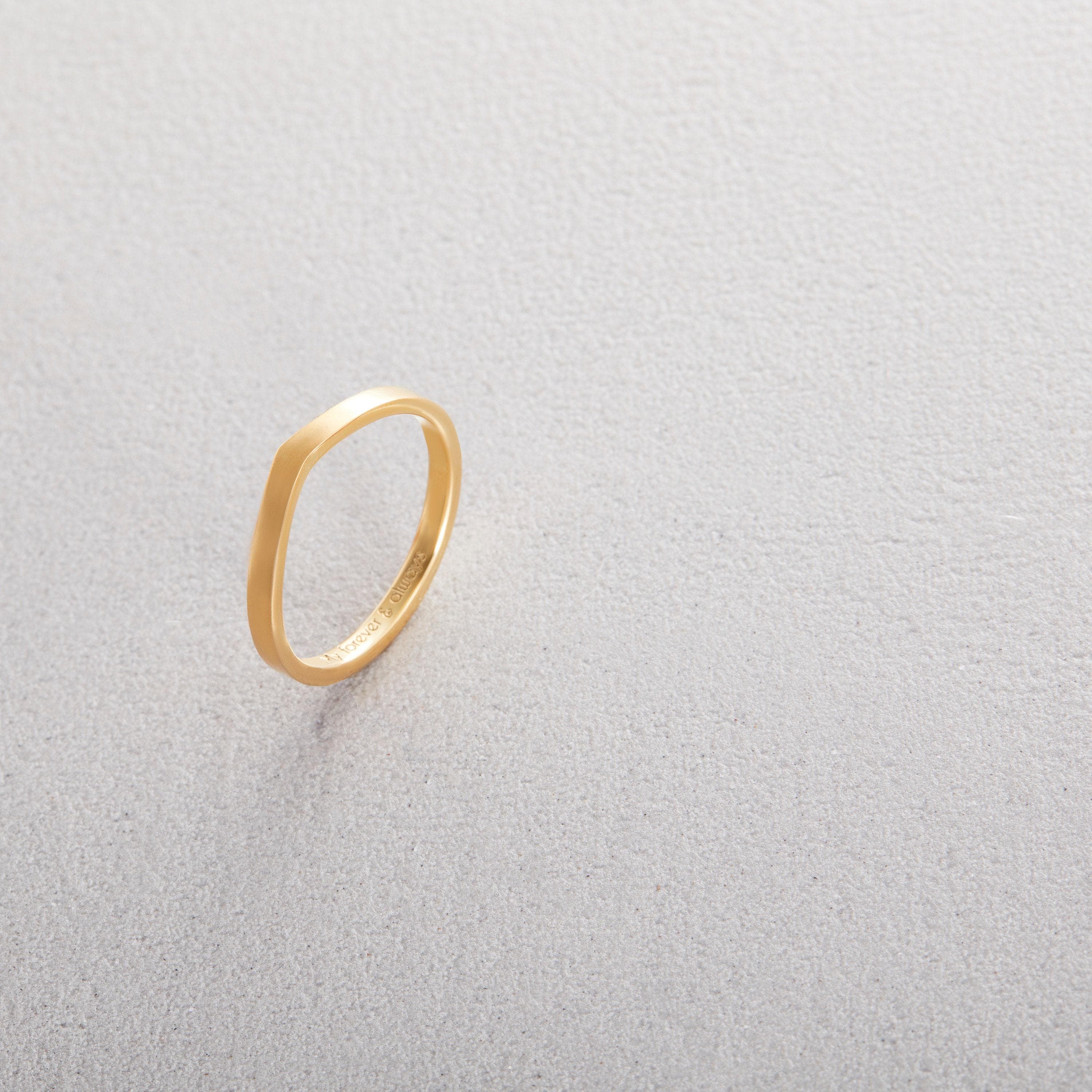 Custom Engraved Dainty Name/ Promise/ Family Ring | Wishbone Rings | Mother's Day - Christmas Gifts - image 5