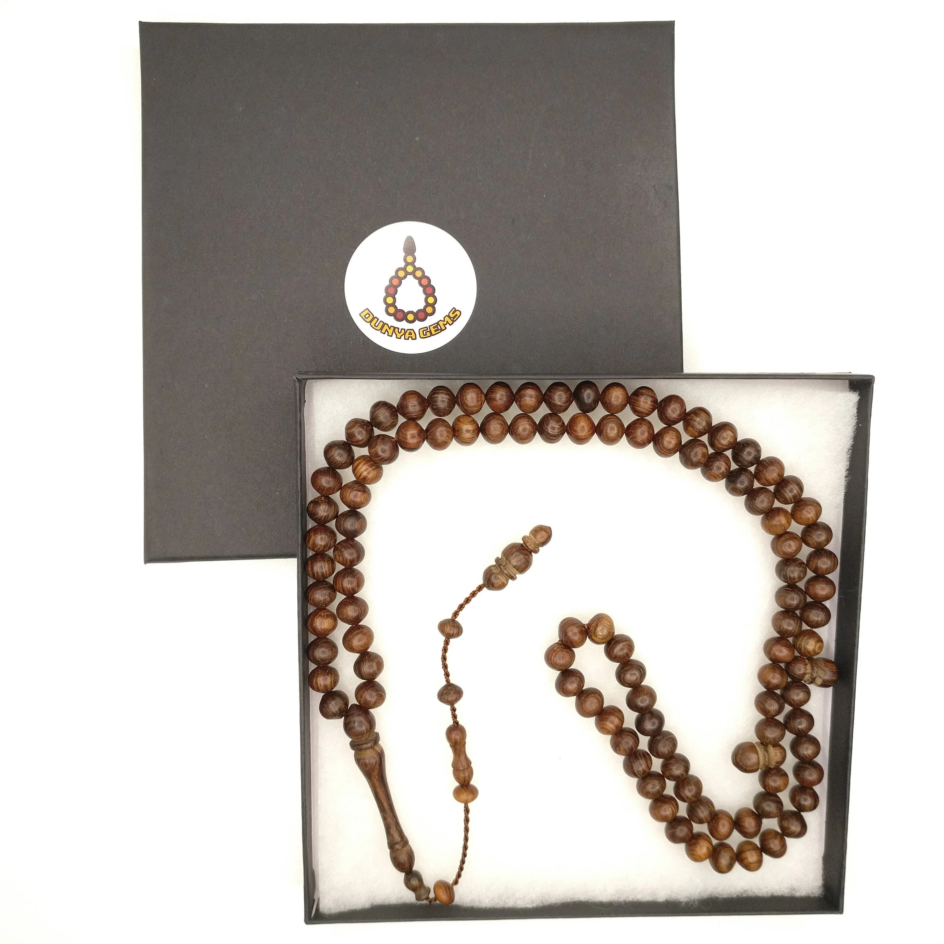 Turkish Kesme Wood Prayer Beads Dua Tasbih Kesme Tesbih Tasbeeh Dhikr Zikr 893