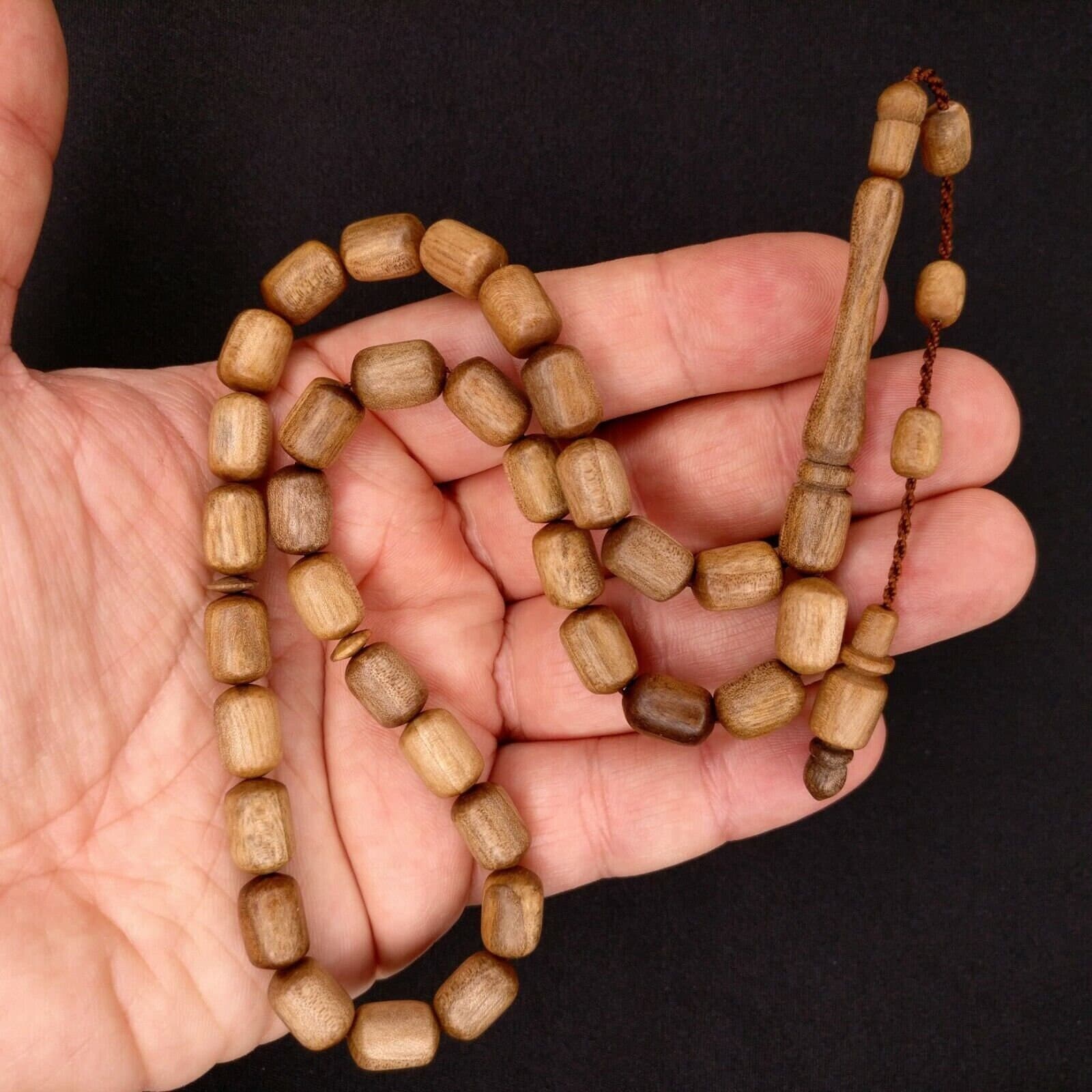 Turkish Wooden Prayer Beads (Carob, Alder, Olive Wood) - image 3