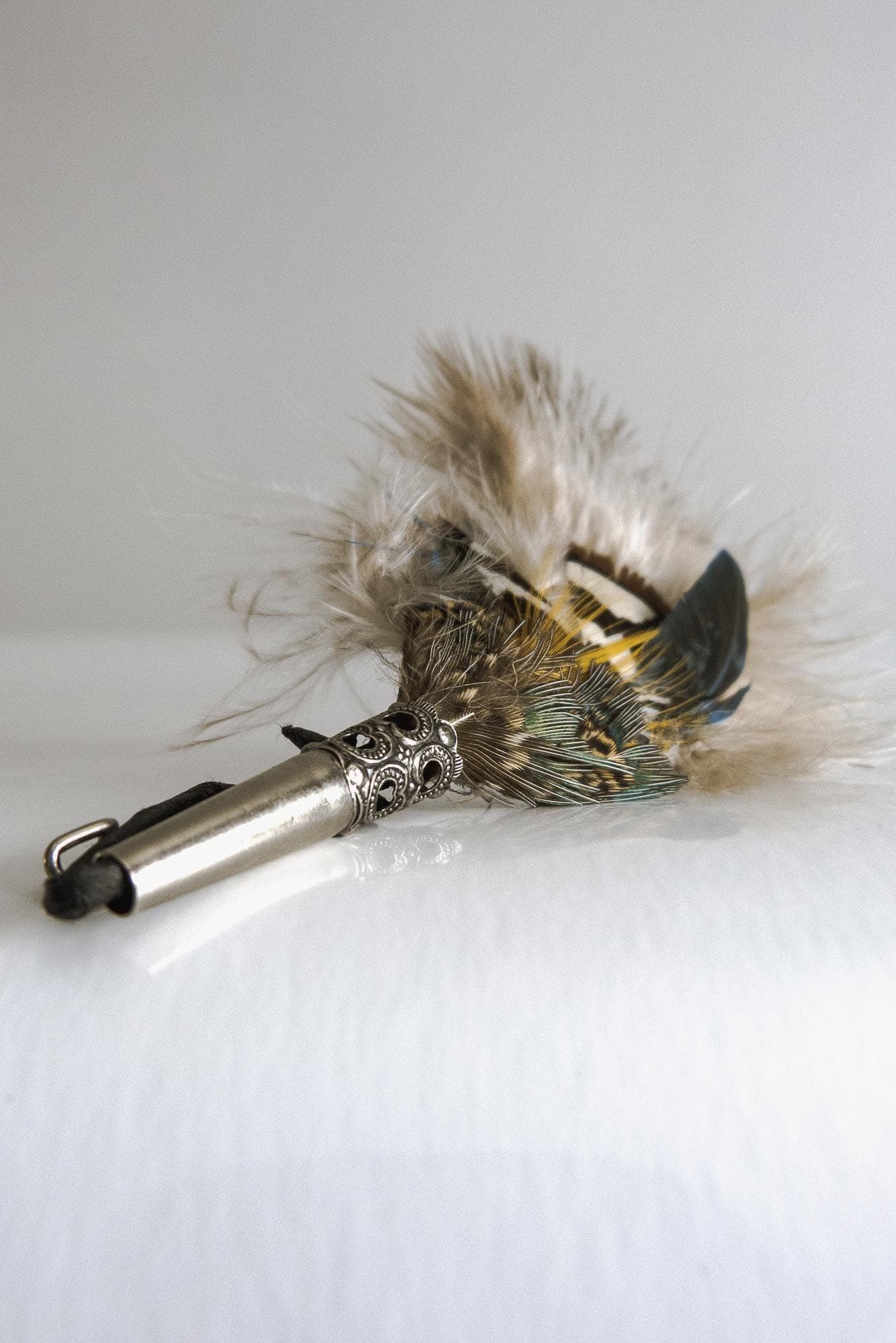 rustic folk german hunting hat pin - image 5