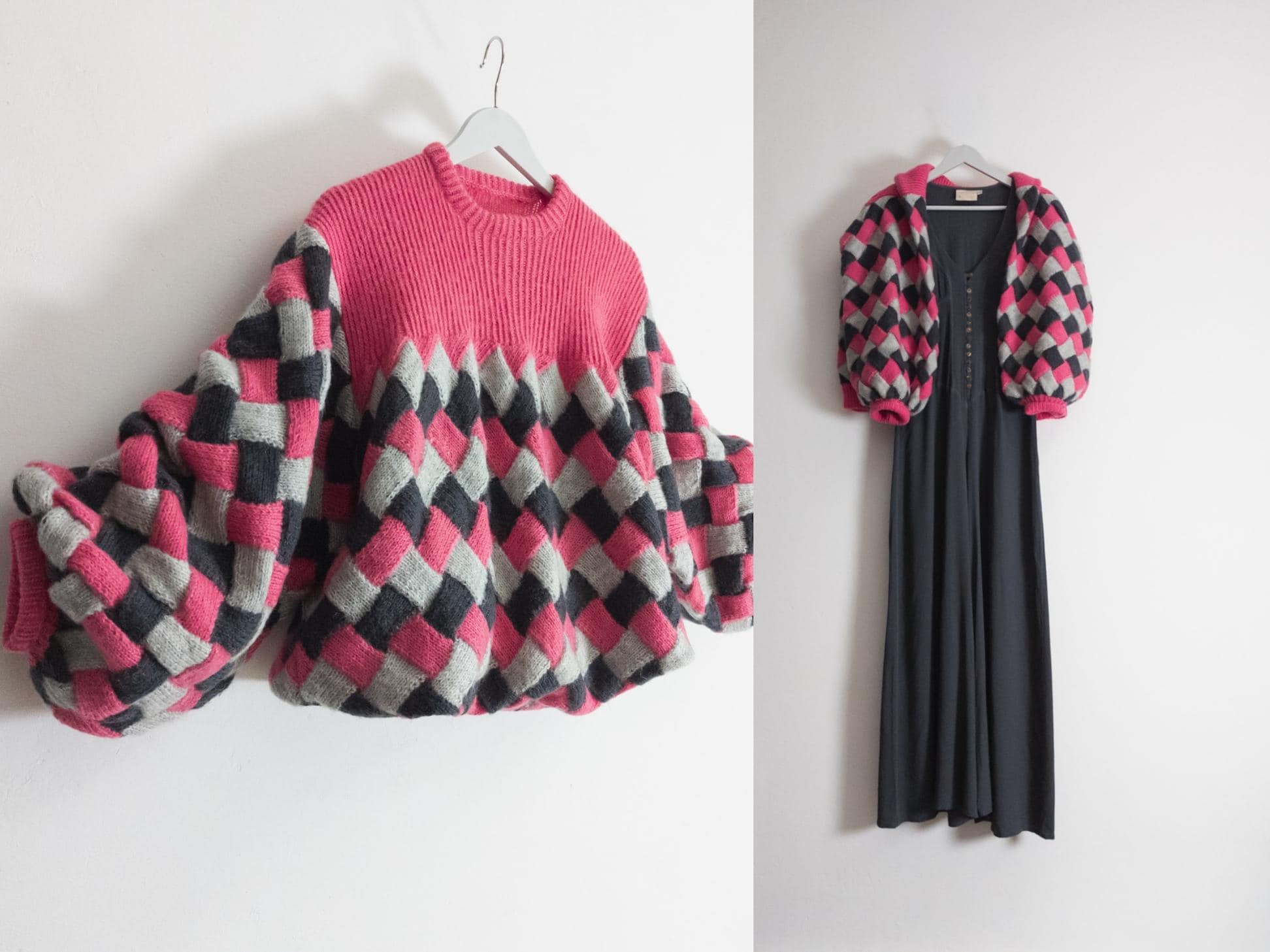 eclectic artisan oversized sweater