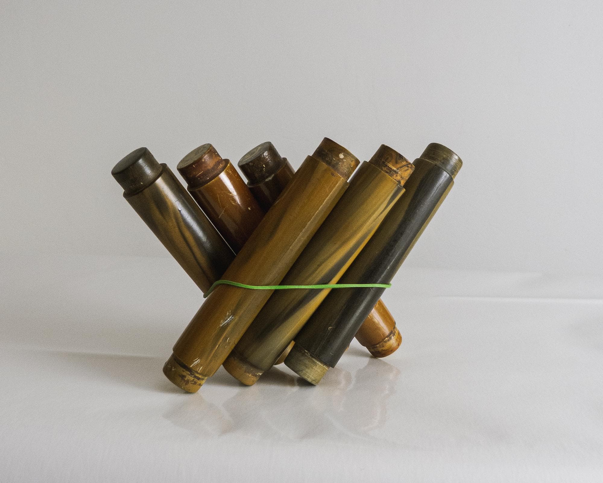 marbled bakelite vintage rod 6 pcs 370 grams antique german bakelite marmled old rod 6 doorknobs