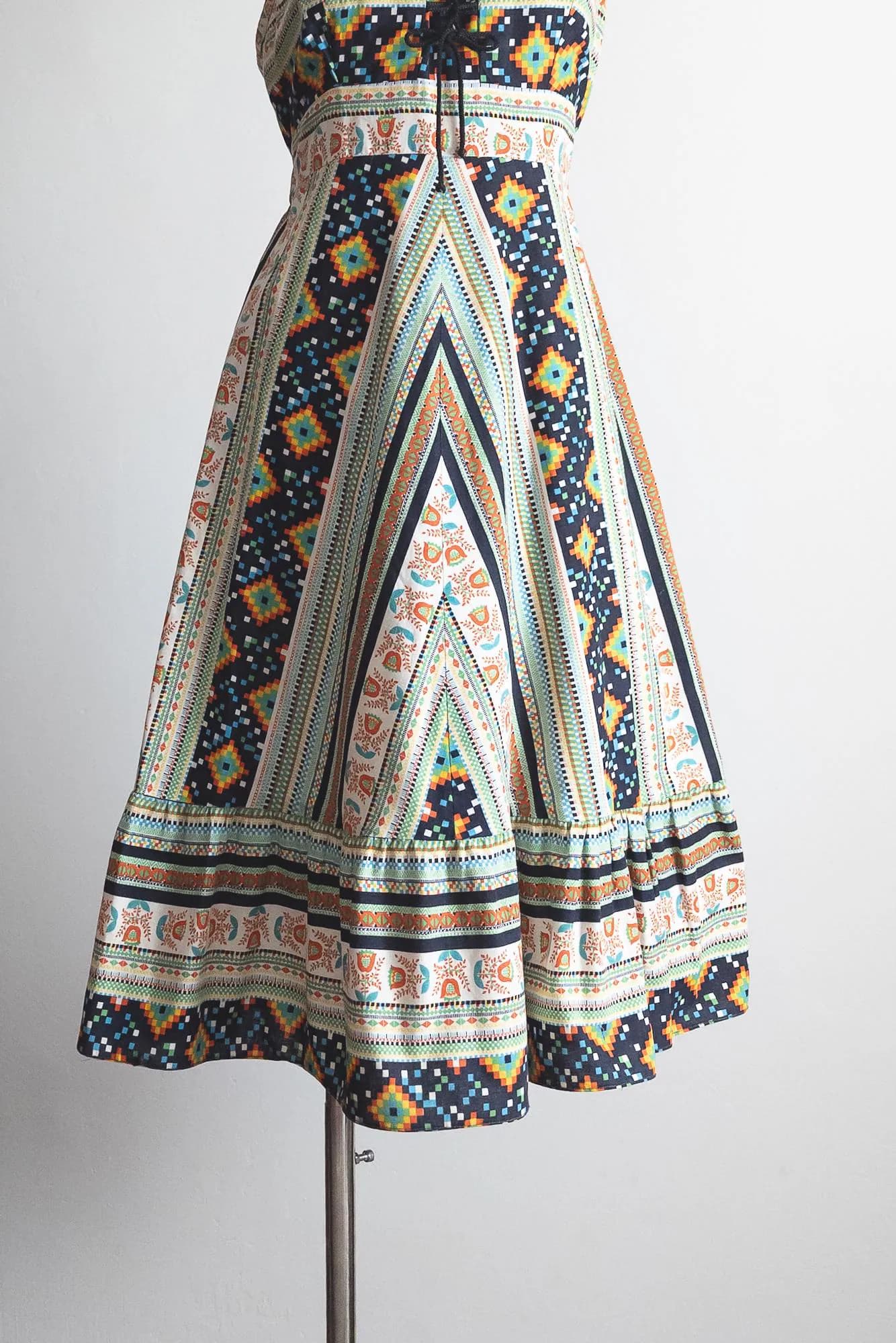 1960s summer day cotton dress - image 4
