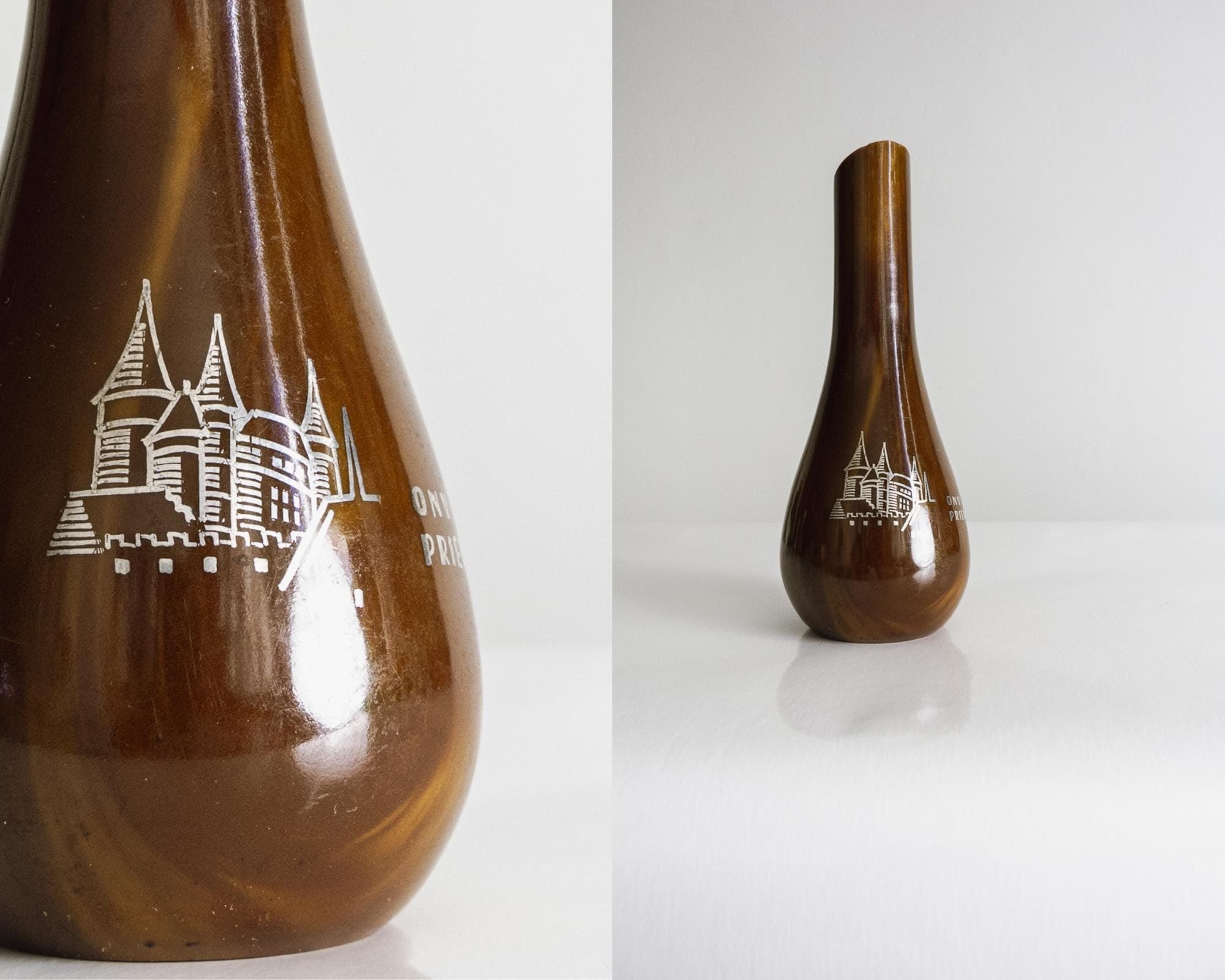 363 grams vintage bakelite vase circa 1950s