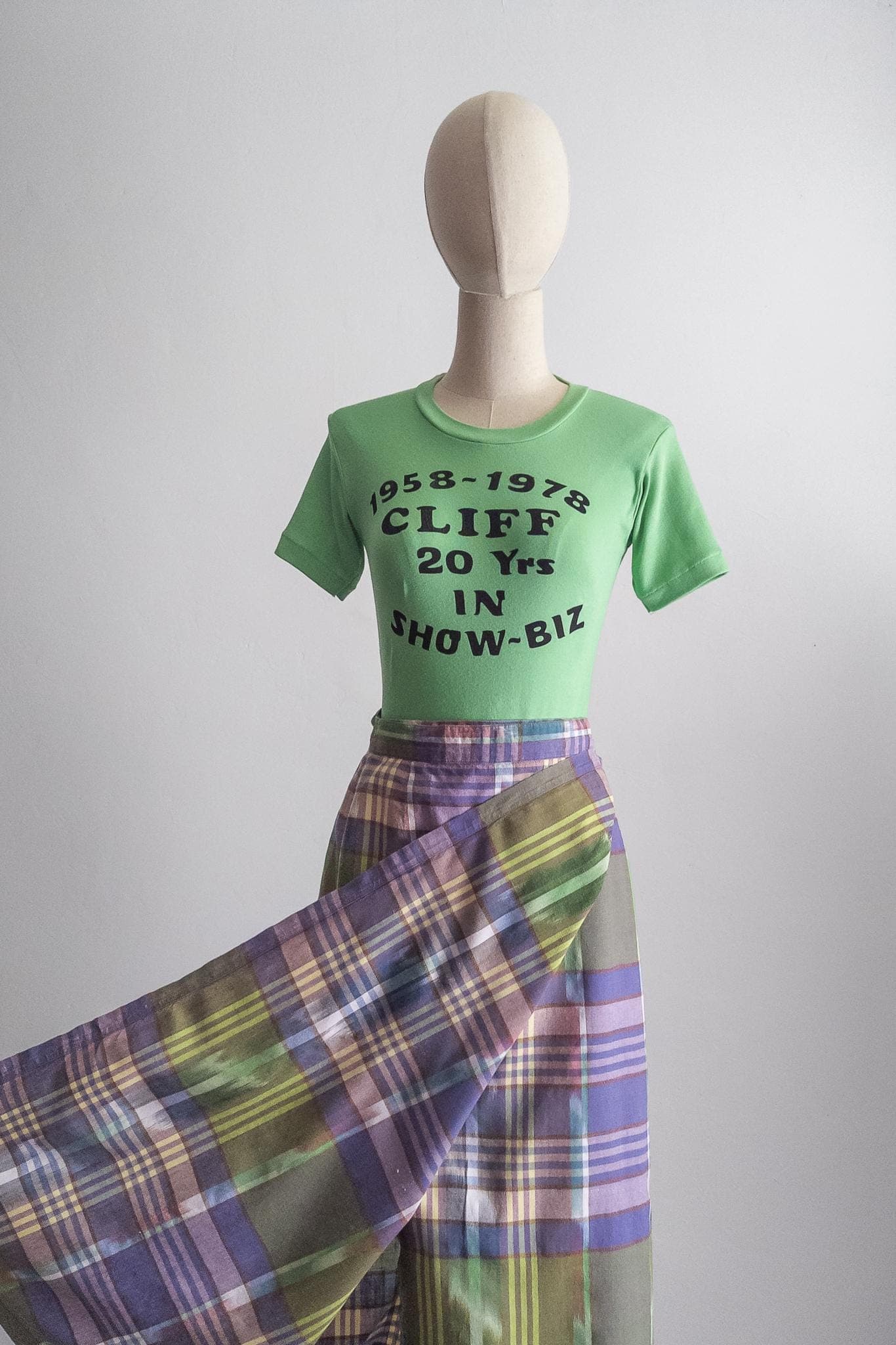 adini london ikat madras maxi skirt indian cotton long wrap skirt - violet/mauve/lilac/olive green/apple green/yellow - xs/s/m/l/one size - image 3