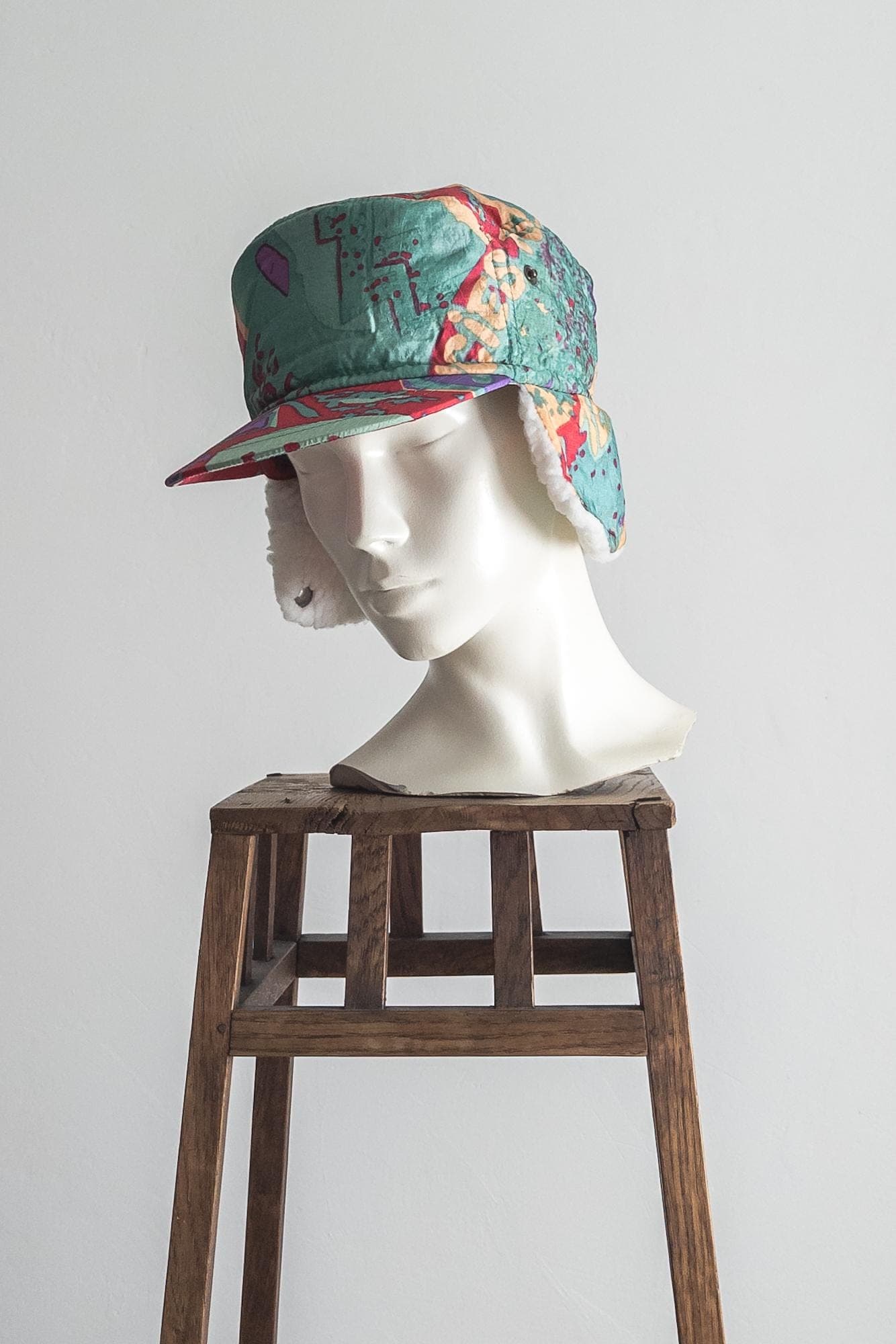 vintage ski trapper hat vintage snowboard ear flap cap one size - image 4
