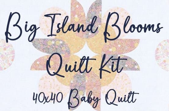 KIT - Big Island Blooms Quilt Kit 2nd Edition Featuring Ruby Star Koi Pond - 40"x40" Baby Quilt Kit - Pattern, Top Fabric, Binding Included - image 5