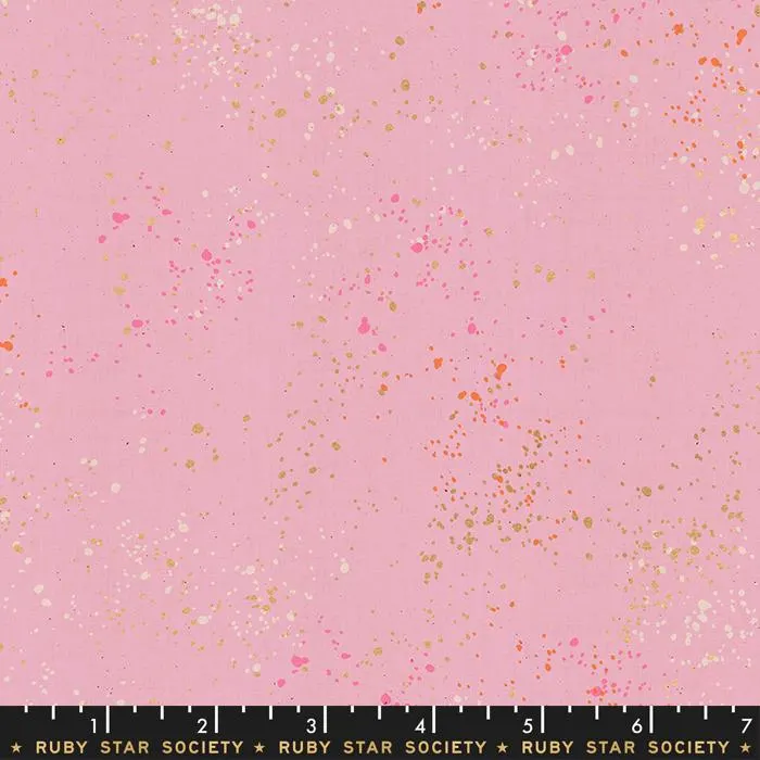Speckled Metallic by Rashida Coleman Hale - Ruby Star Society - Moda Fabrics - PEONY - RS5027 67M - Half Yard Increments - image 4