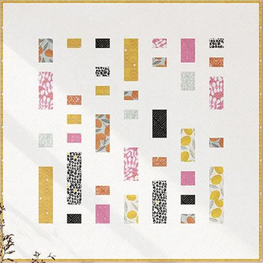 Patch Play Quilt Pattern by Brigitte Heitland from Zen Chic - Beginner Friendly - Makes 55" x 55" Finished Quilt - Pattern ONLY - ZCPTQP
