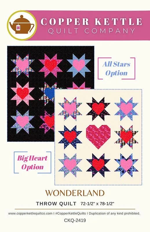 Wonderland Quilt Pattern by Copper Kettle Quilt Company - Fat Quarter Friendly - Makes 4 Quilts - Pattern ONLY - CKQ2419 - image 4