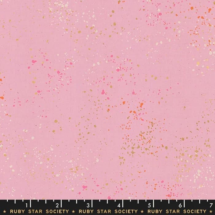 Speckled Metallic by Rashida Coleman Hale - Ruby Star Society - Moda Fabrics - PEONY - RS5027 67M - Half Yard Increments