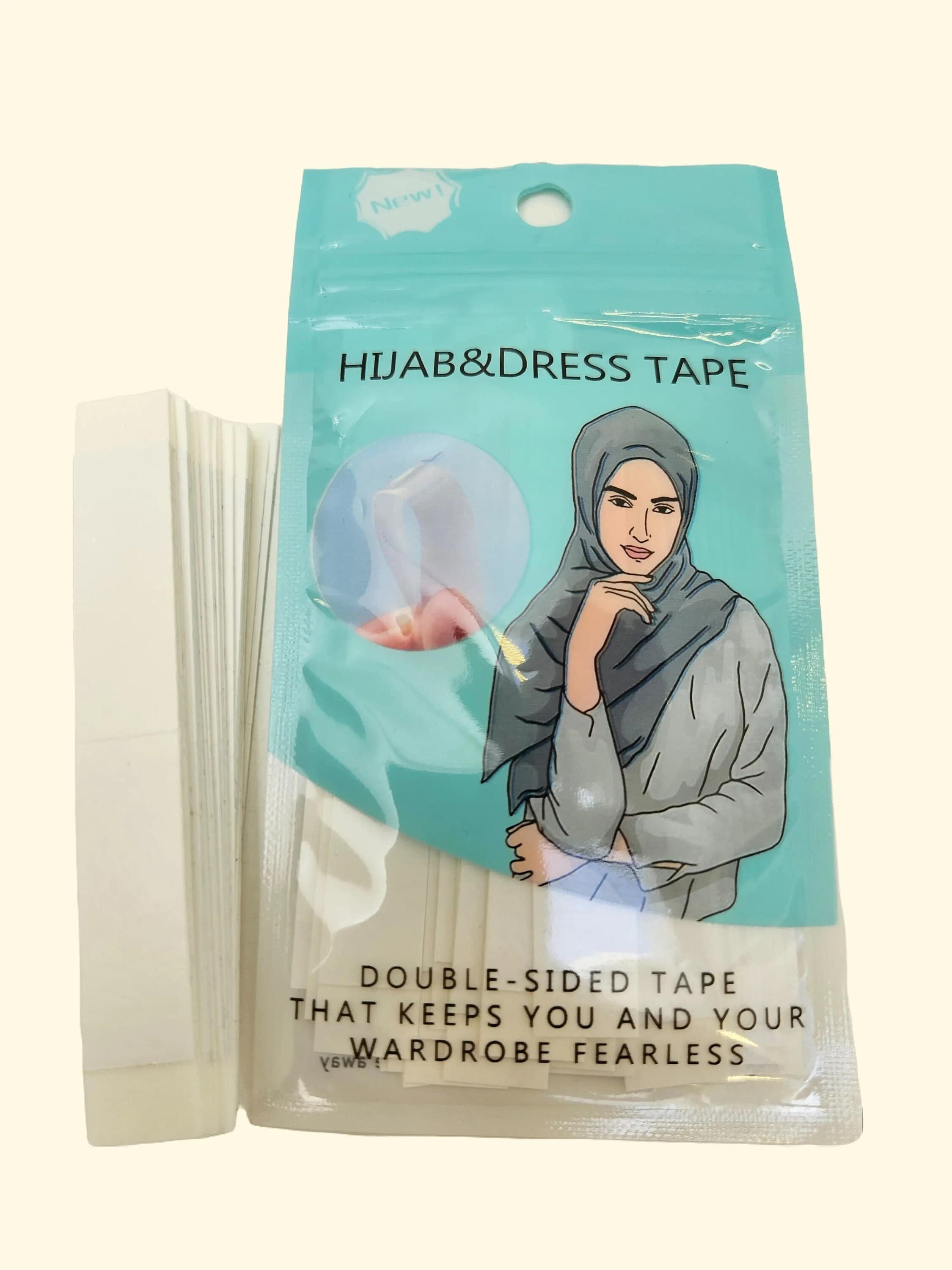 Hijab Scarf Dress Double Sided Tape Transparent - image 5