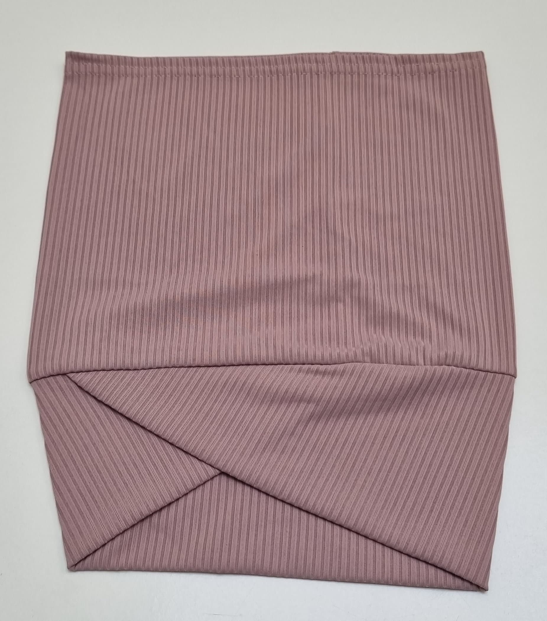 Ribbed Jersey Criss Cross Hijab Tube Cap