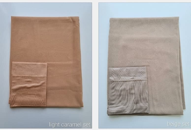Chiffon Hijab & Tube Bonnet Matching Set - image 5