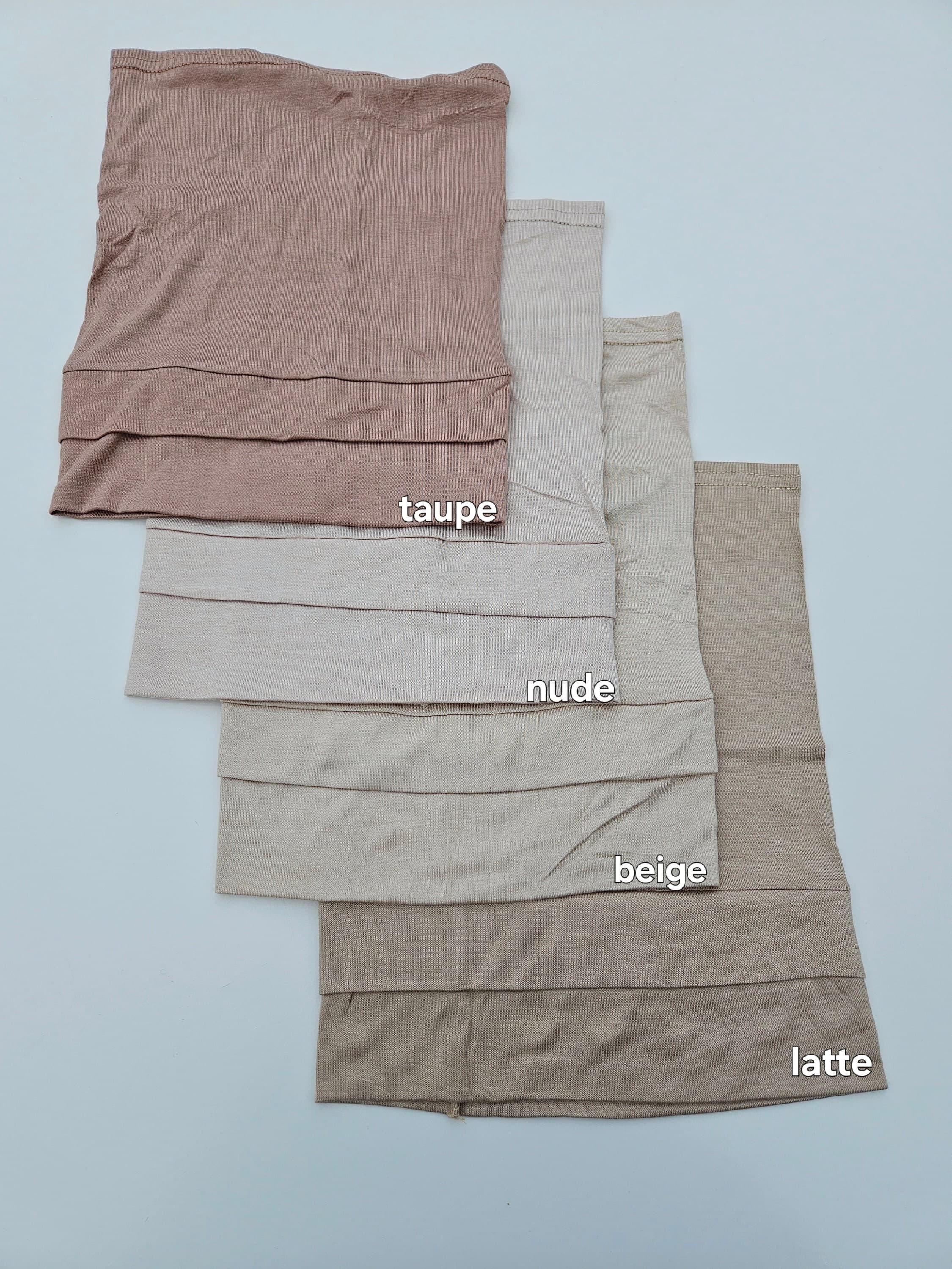 Double Layer Jersey Cotton Hijab Underscarf Tube Cap - image 3