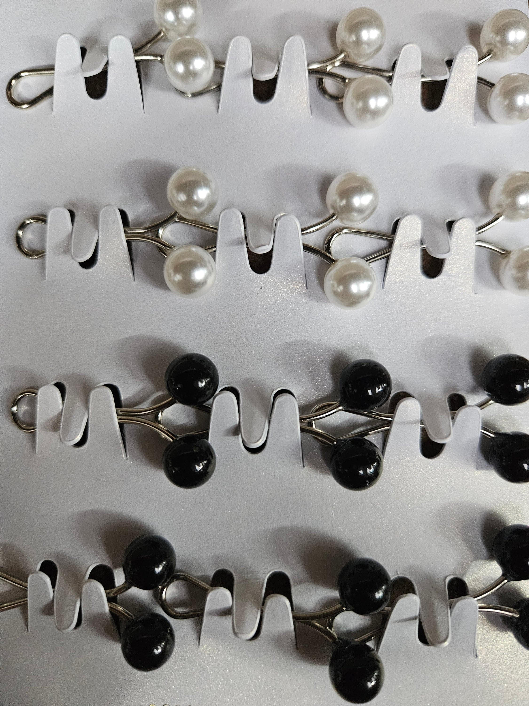 Snag Free Pearl Hijab Pins, Chiffon & Silk Scarf Sliders (Pack of 12) - image 5