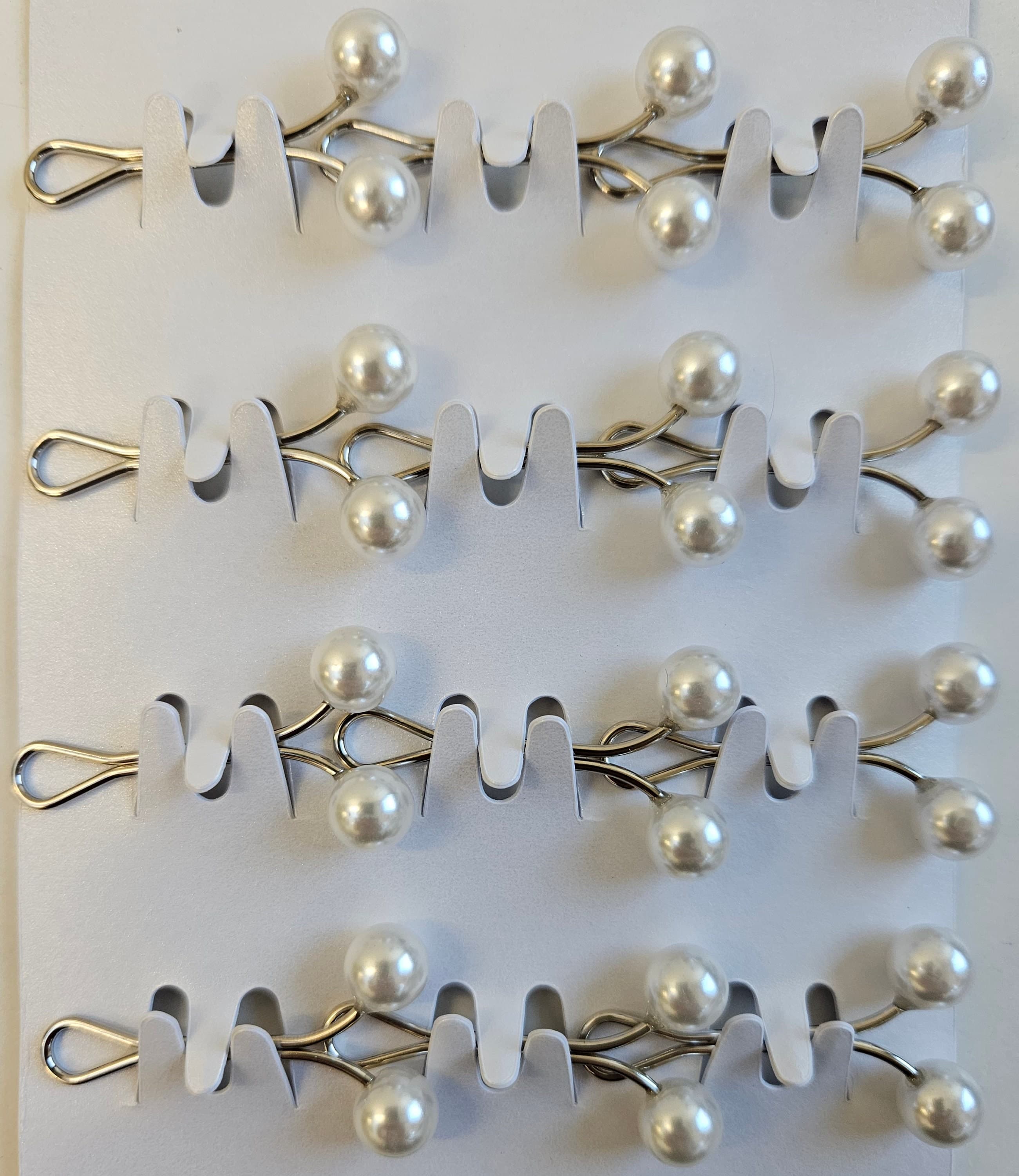 Snag Free Pearl Hijab Pins, Chiffon & Silk Scarf Sliders (Pack of 12) - image 4