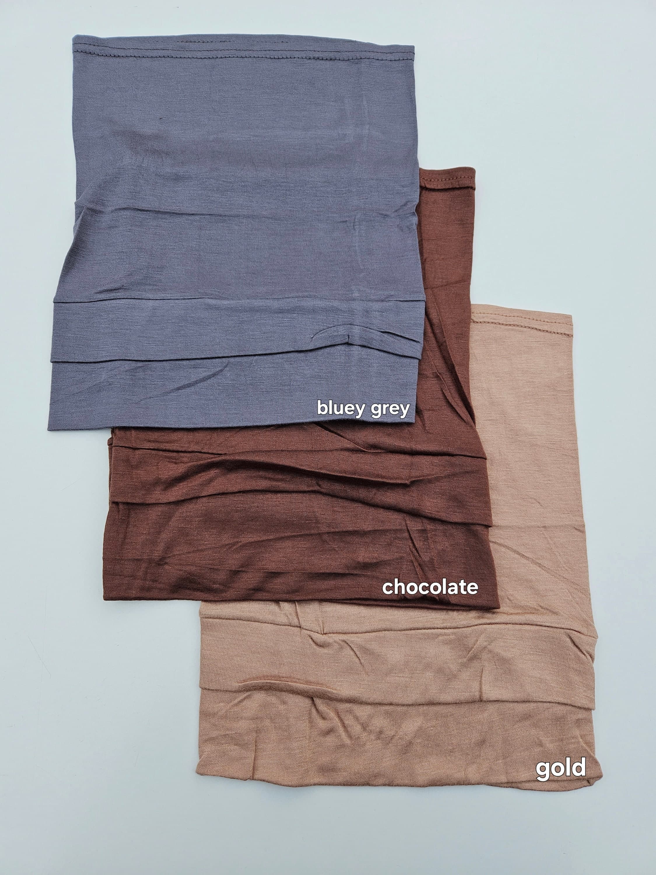 Double Layer Jersey Cotton Hijab Underscarf Tube Cap - image 4