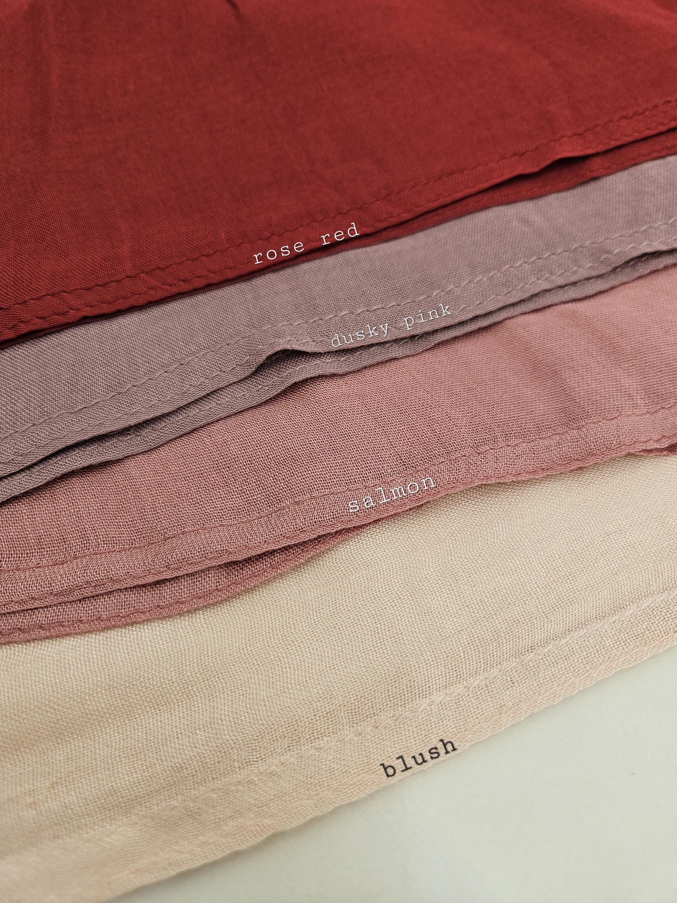 Bamboo Double Stitch Modals - 180cm x 85cm Hijab Scarf - image 5