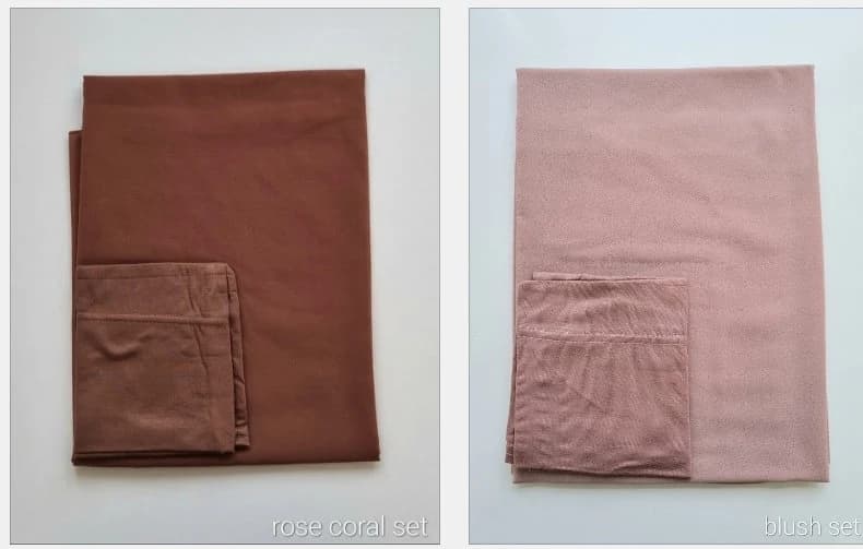 Chiffon Hijab & Tube Bonnet Matching Set - image 3
