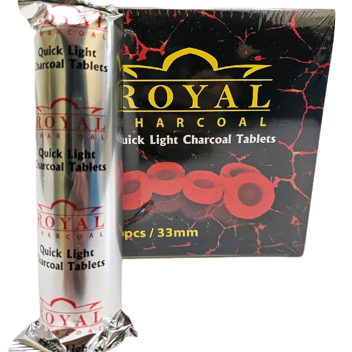 Quick Light Charcoal Tablets for Oud Bakhoor Bukhour Incense Burner - Freshener - image 3