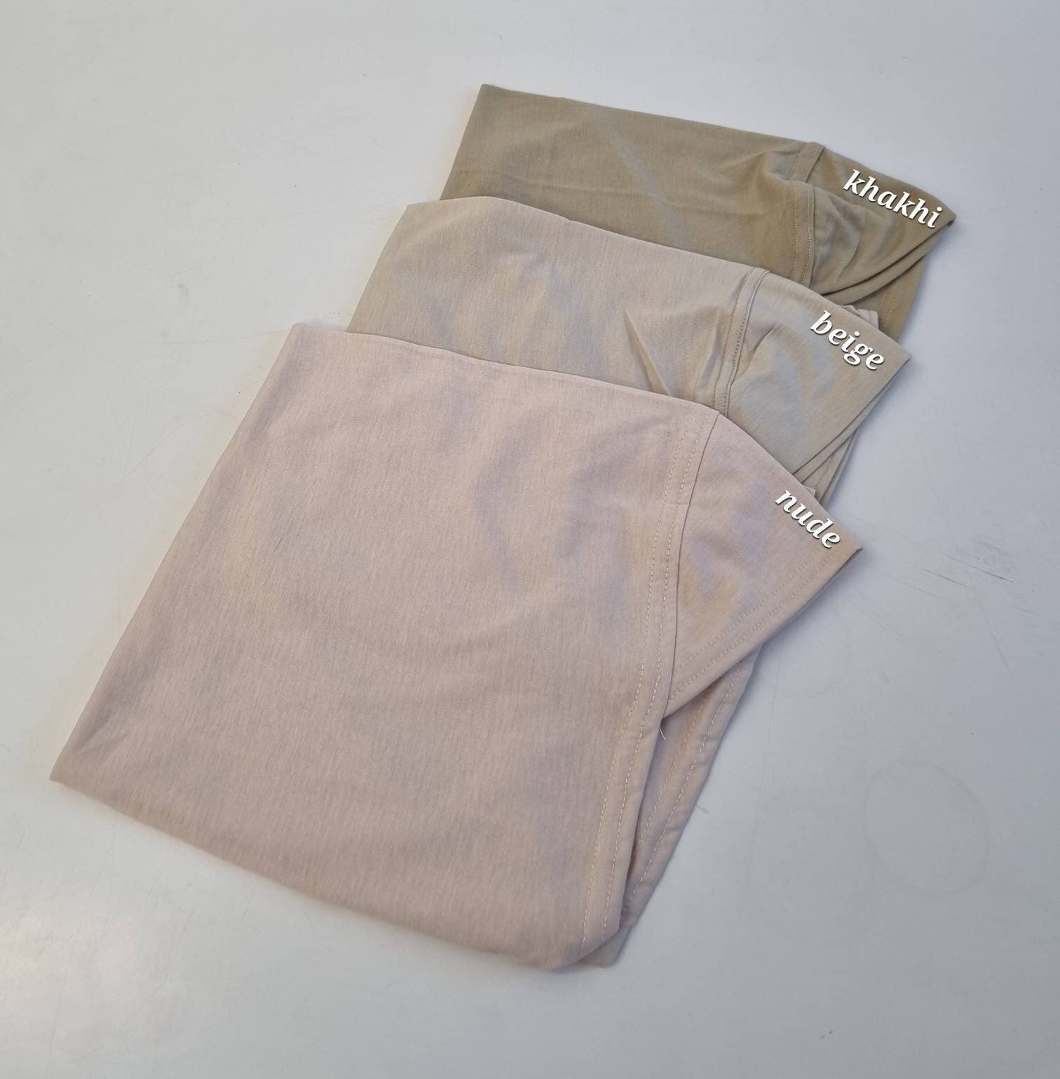 One Piece Cotton Lycra Sport Hijab - Pull On Instant Scarf - image 4