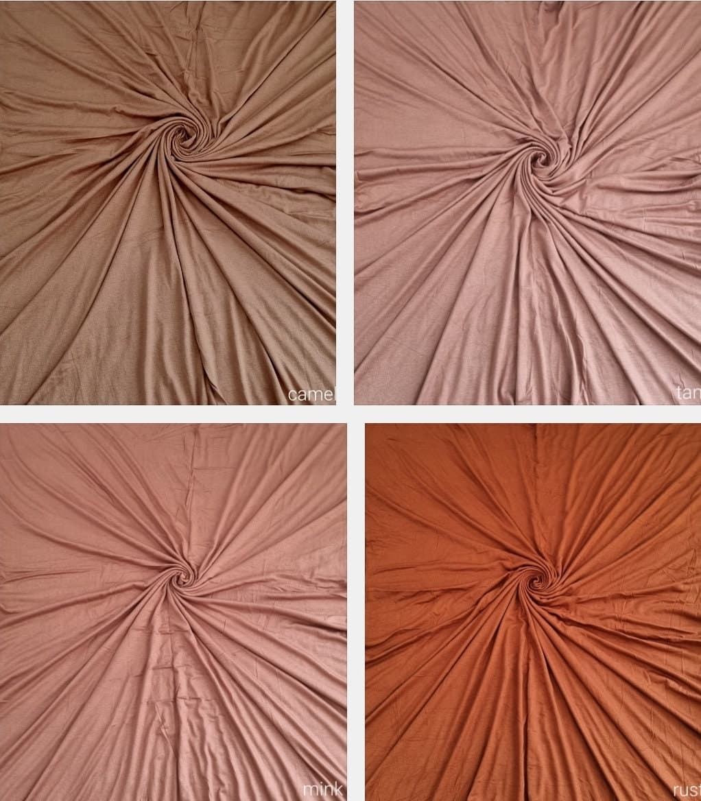 Premium Emirati Quality Dubai Jersey Hijab Scarf Shawl Stretchy Maxi Lycra Wrap Plain Khaliji - image 4