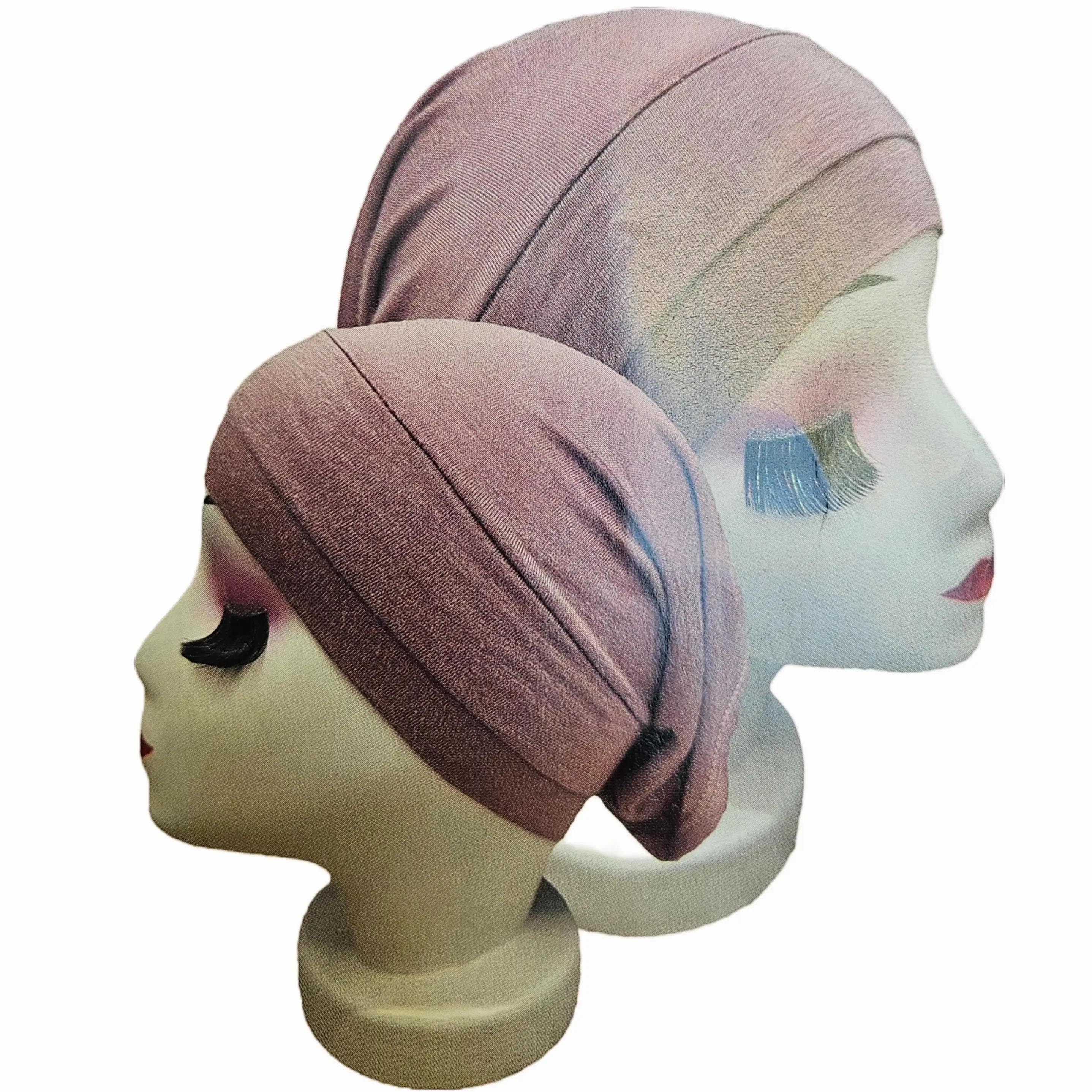 Double Layer Jersey Cotton Hijab Underscarf Tube Cap