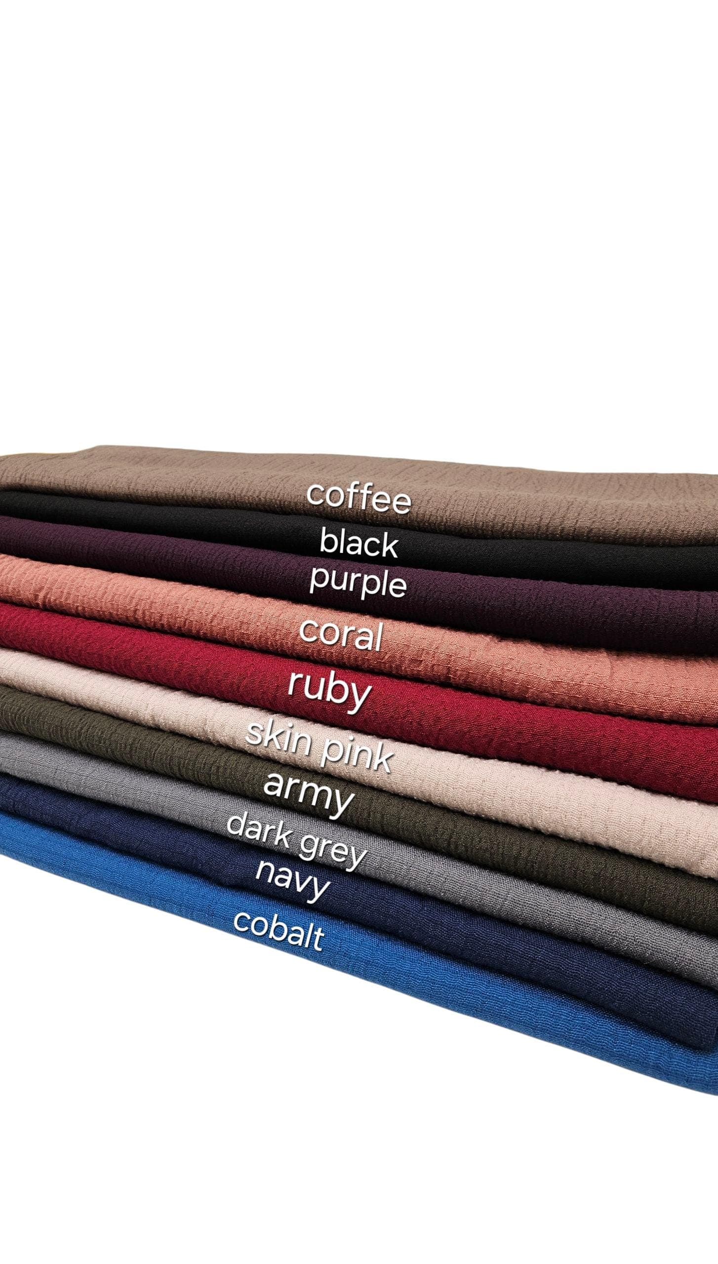 Crinkle Cotton Hijab, Elegant Soft Scarf, All Seasons Fashion - image 4