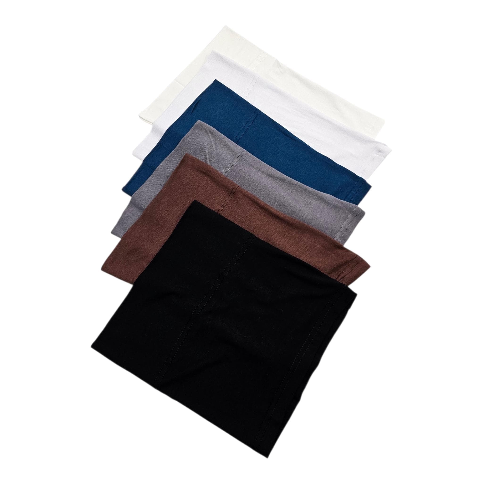 Cotton Hijab Under Cap Bonnet, Stretchy Tube Scarf, Made in Turkey