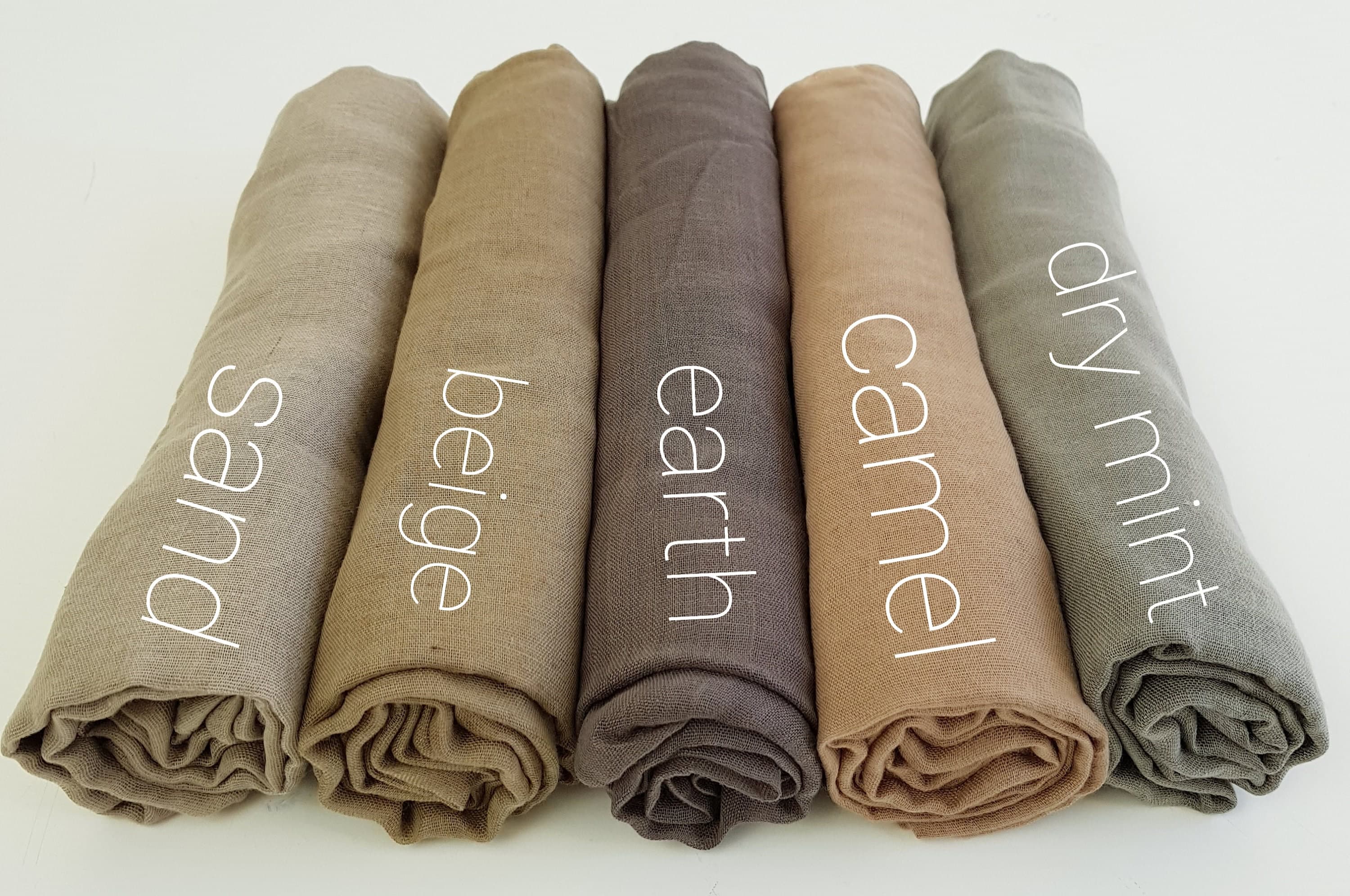 Large Viscose Hijab Scarf: Soft TR Fabric, 45 Colors - image 5