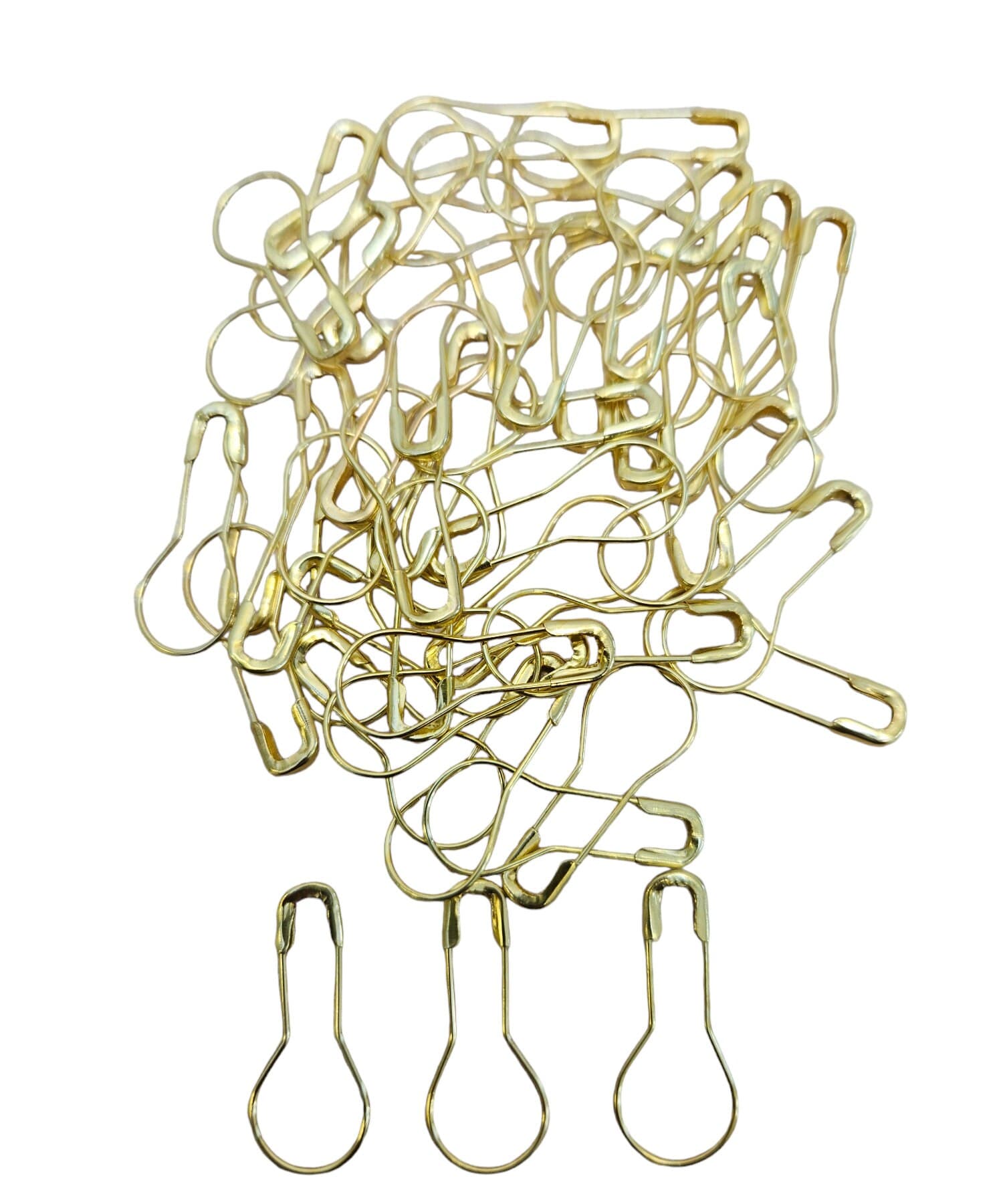 Pear Bulb Hijab Pins, Metal Safety Clips - Secure for All Fabrics - image 3