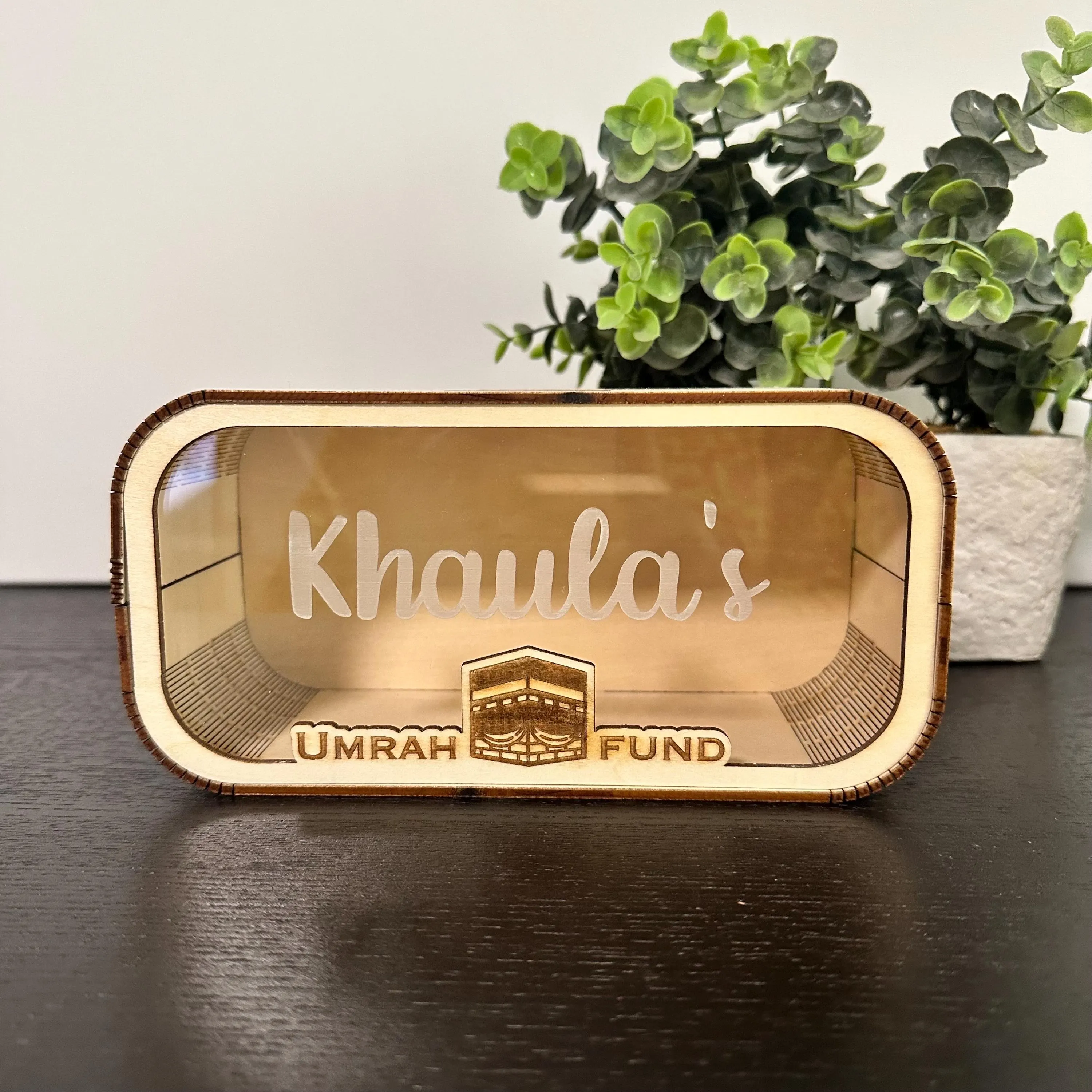 Spardose Umrah Fund Dose | Umrah Fund Box | personalisierte umrah fund dose | islamisches Geschenk Umrah Hajj Ramadan Ramdhan Kinder