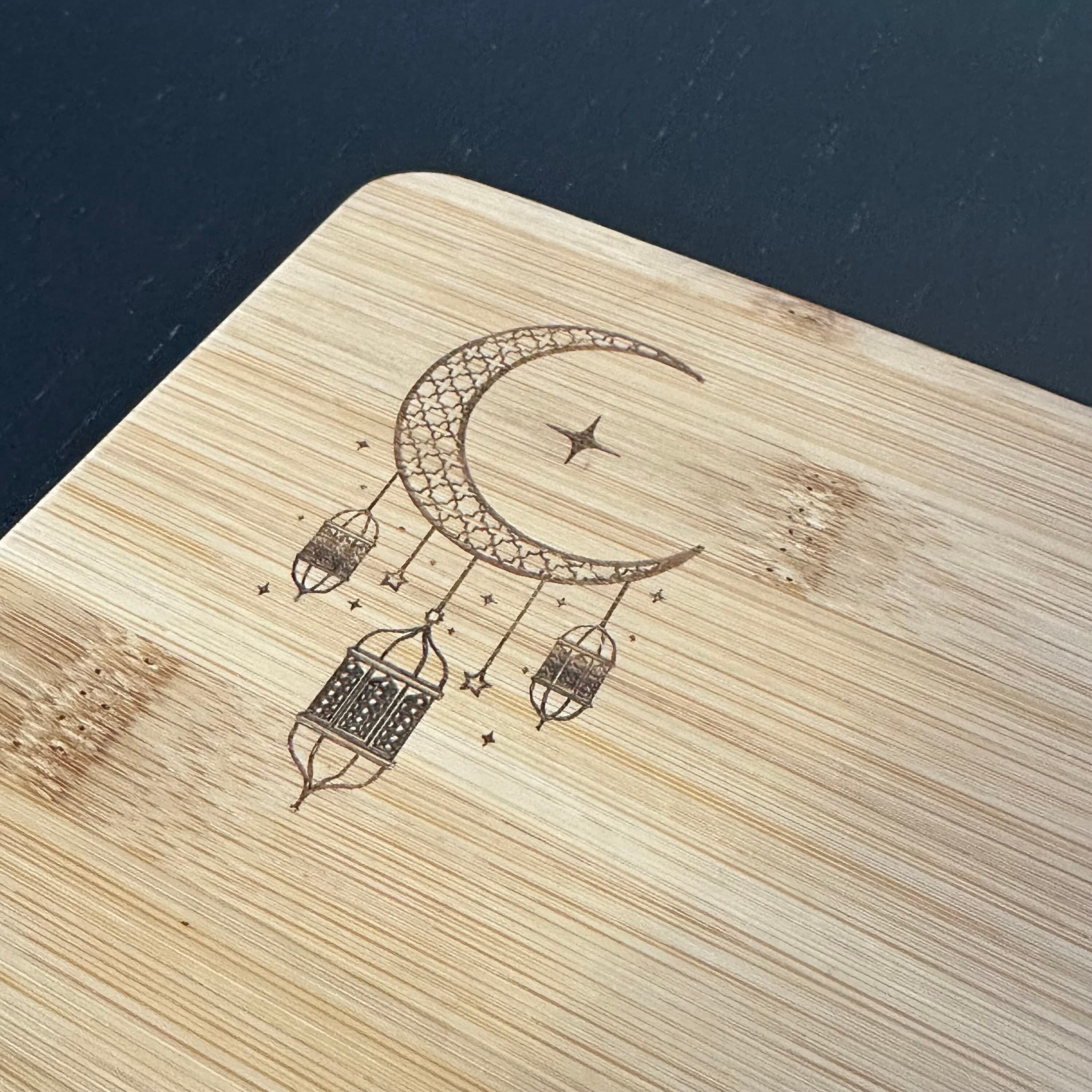 Brettchen Personalisiert Ramadan Geschenk Iftaar Suhoor Ramadan Kareem Ramadan Mubarak Holzbrettchen Frühstücksbrettchen - image 4
