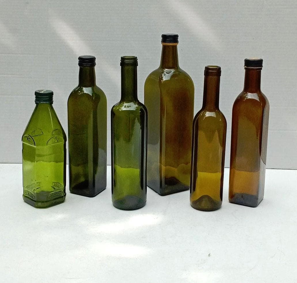Olive Amber Empty Storage, Extract Bottles/Set of 6 - image 3