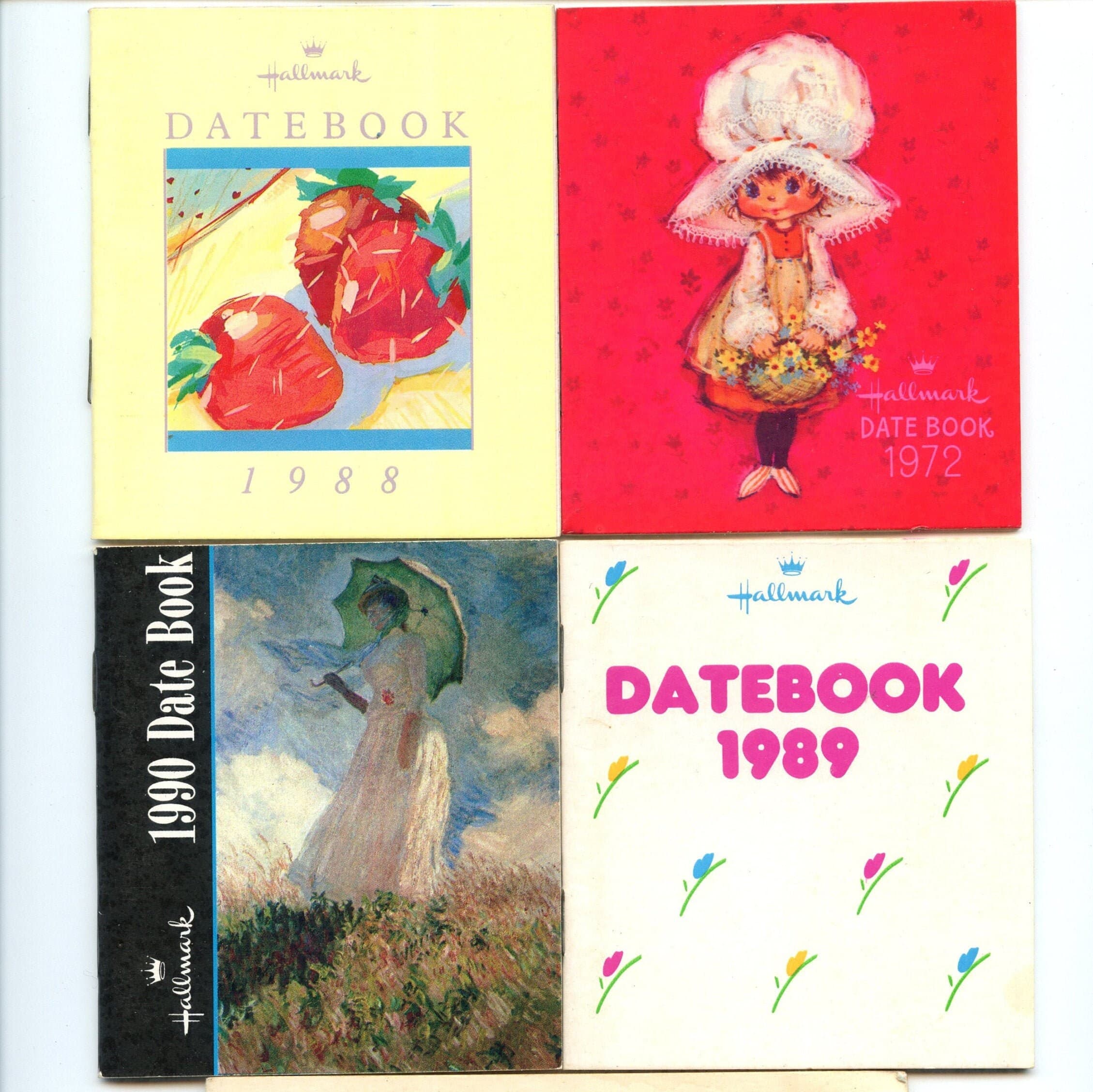 Hallmark Date Book/Calendar/Planner/1988/1990/1974