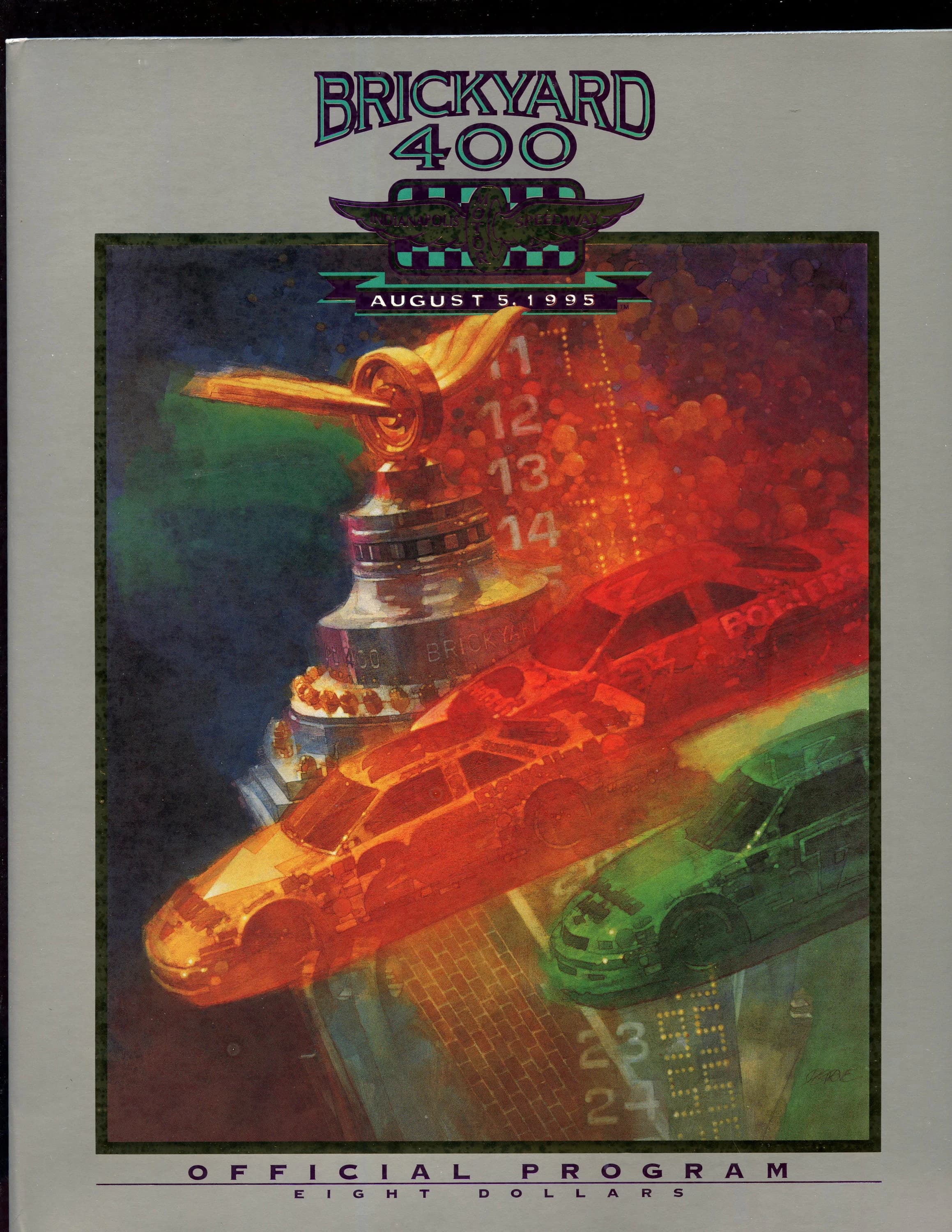 MINT/Brickyard 400 Race Souvenir Program August 5, 1995/Auto Racing/Collectible