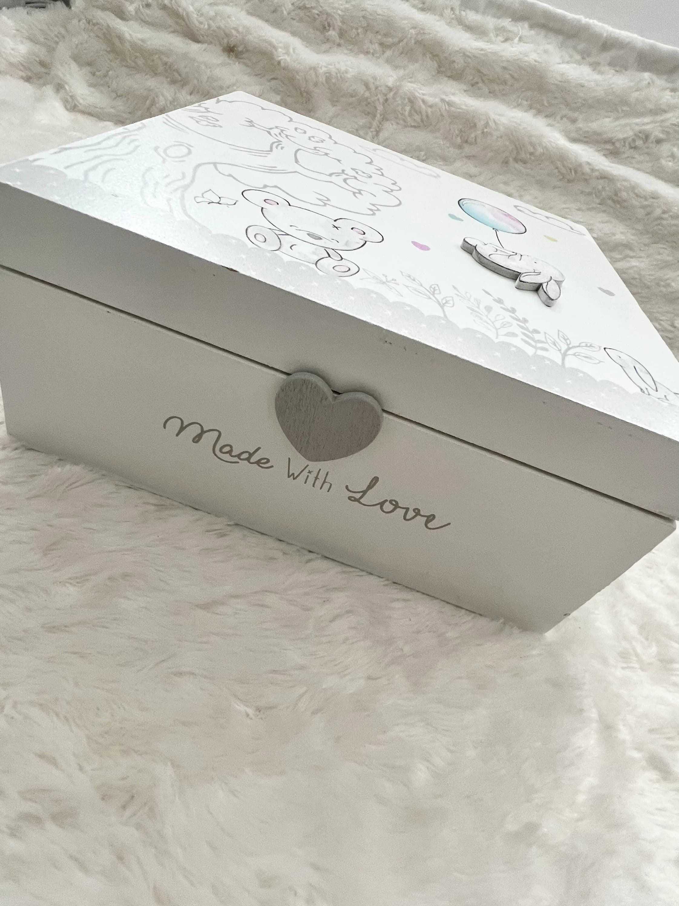 Baby Keepsake Box | Personalised Keepsake Box  | Wooden Special Memory Box | New Baby Gift | Baby Shower | - image 4